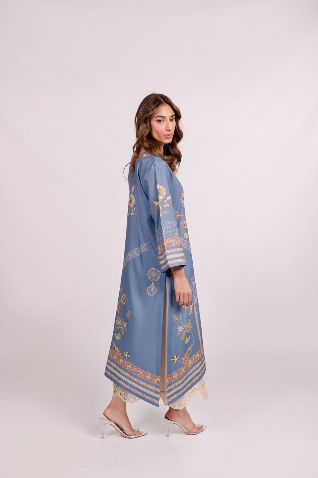 Blue Heritage Luxe Modest Co-Ord Set