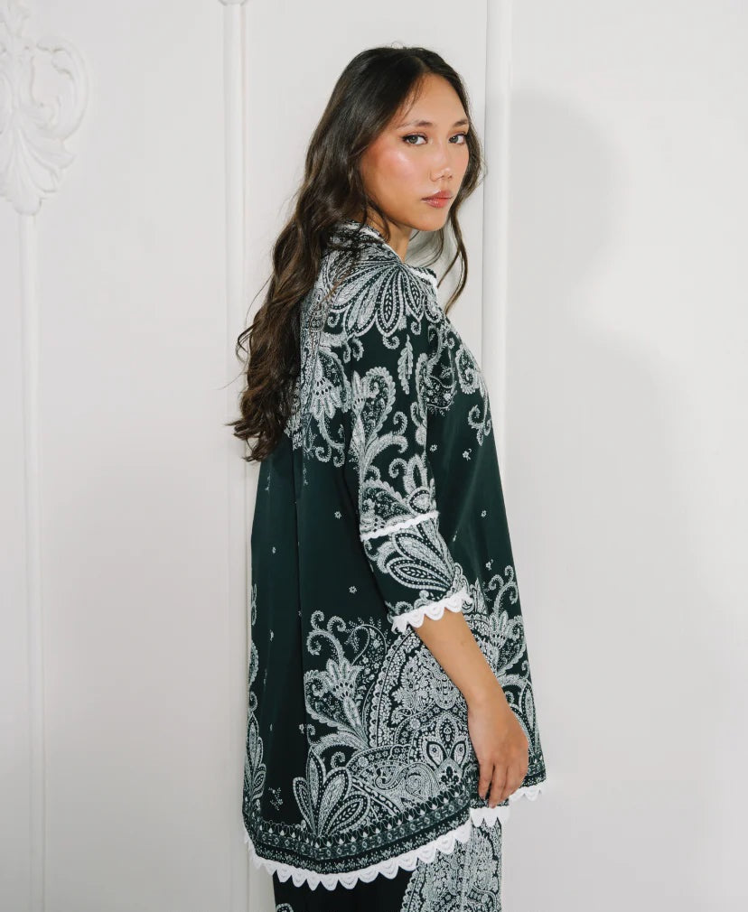 Emerald Paisley Grace Modest Co-Ord Set