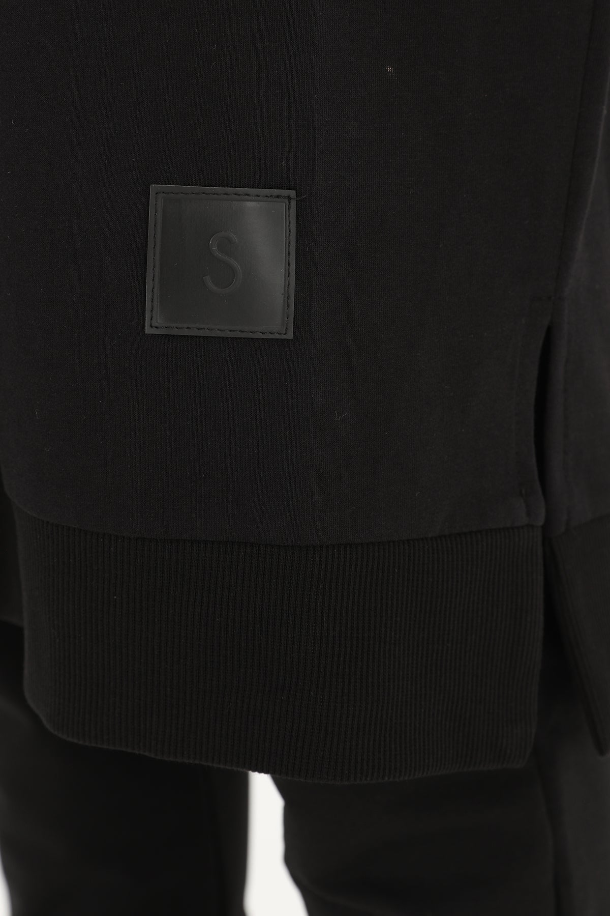 full sleeve black sporty tunic
