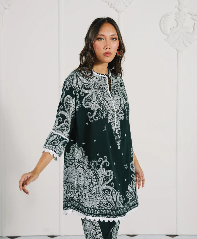 Emerald Paisley Grace Modest Co-Ord Set