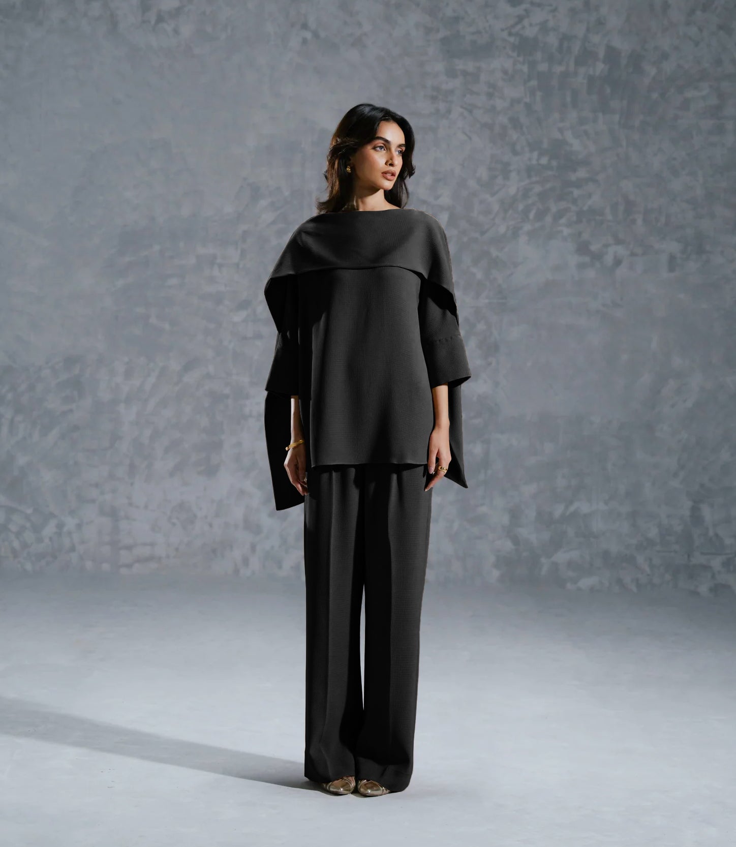 Midnight DiamondFlow Modest Co-Ord Set