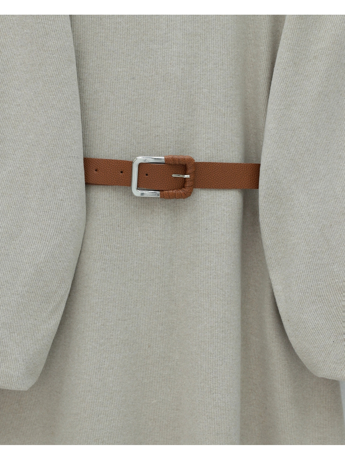 modest light grey maxi dress