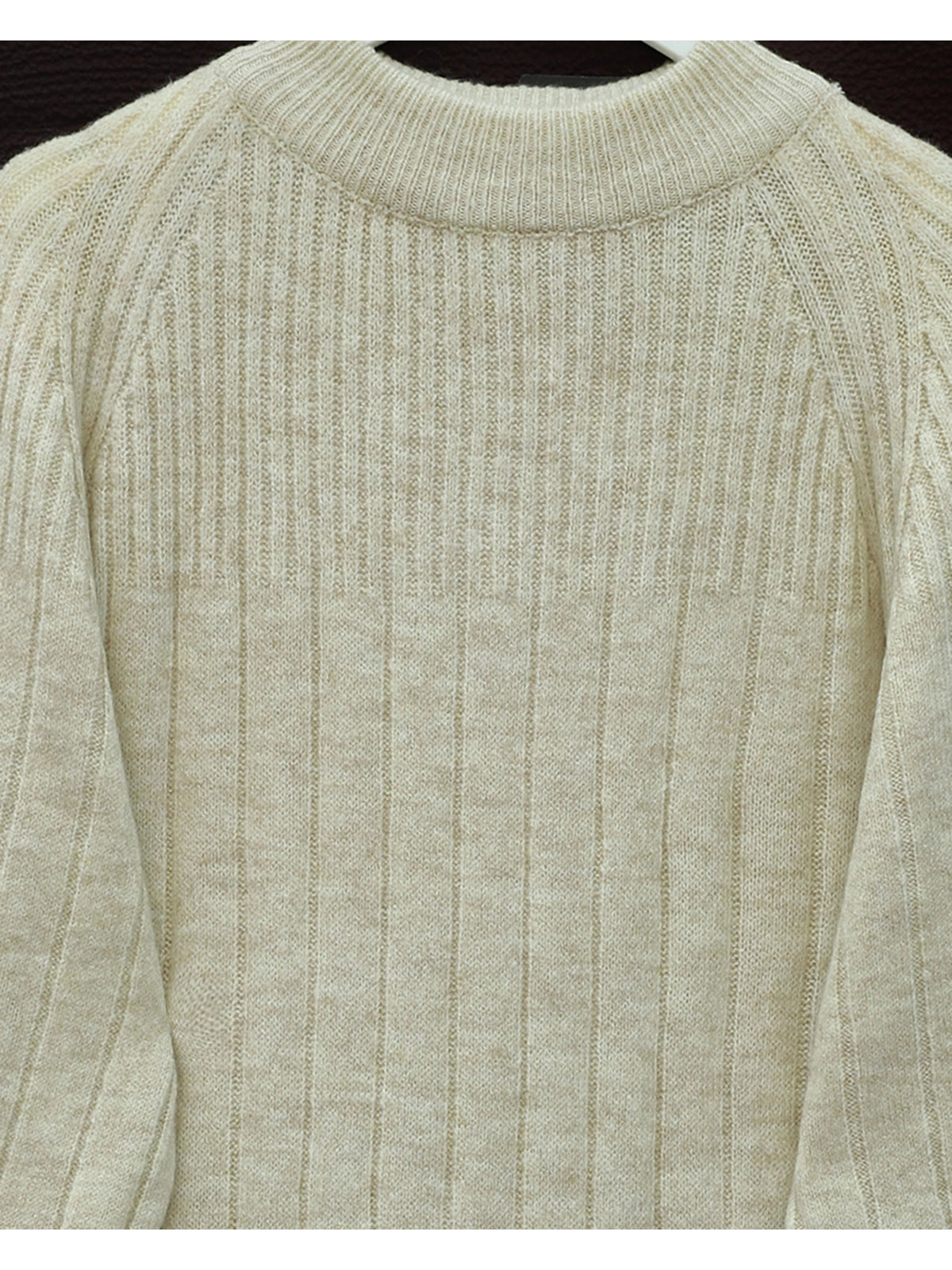 imported ribbed knit modest dress