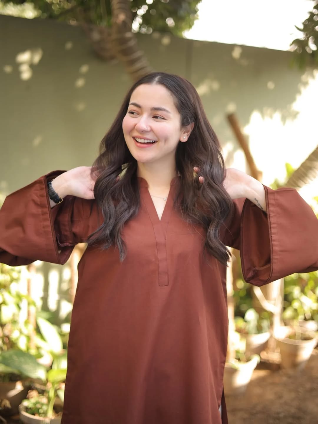 Rust Noor Ease Signature Modest Co-Ord Set