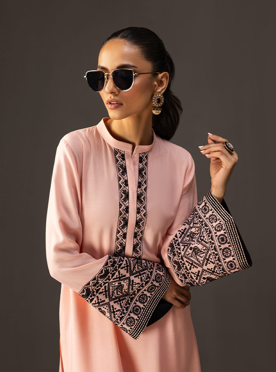 blush pink moon flow moss coord set