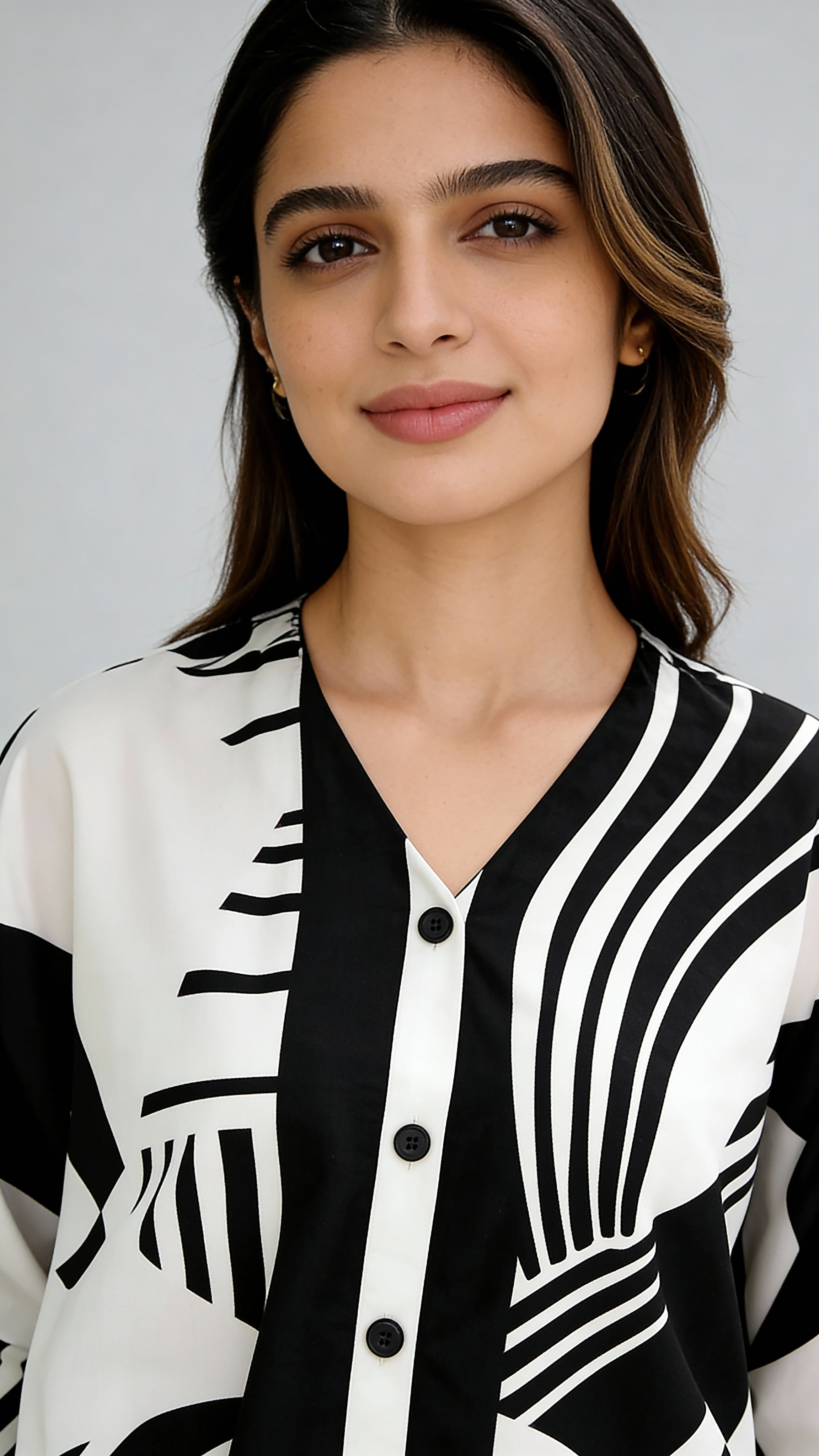 Monochrome Wave Signature Modest Co-Ord Set