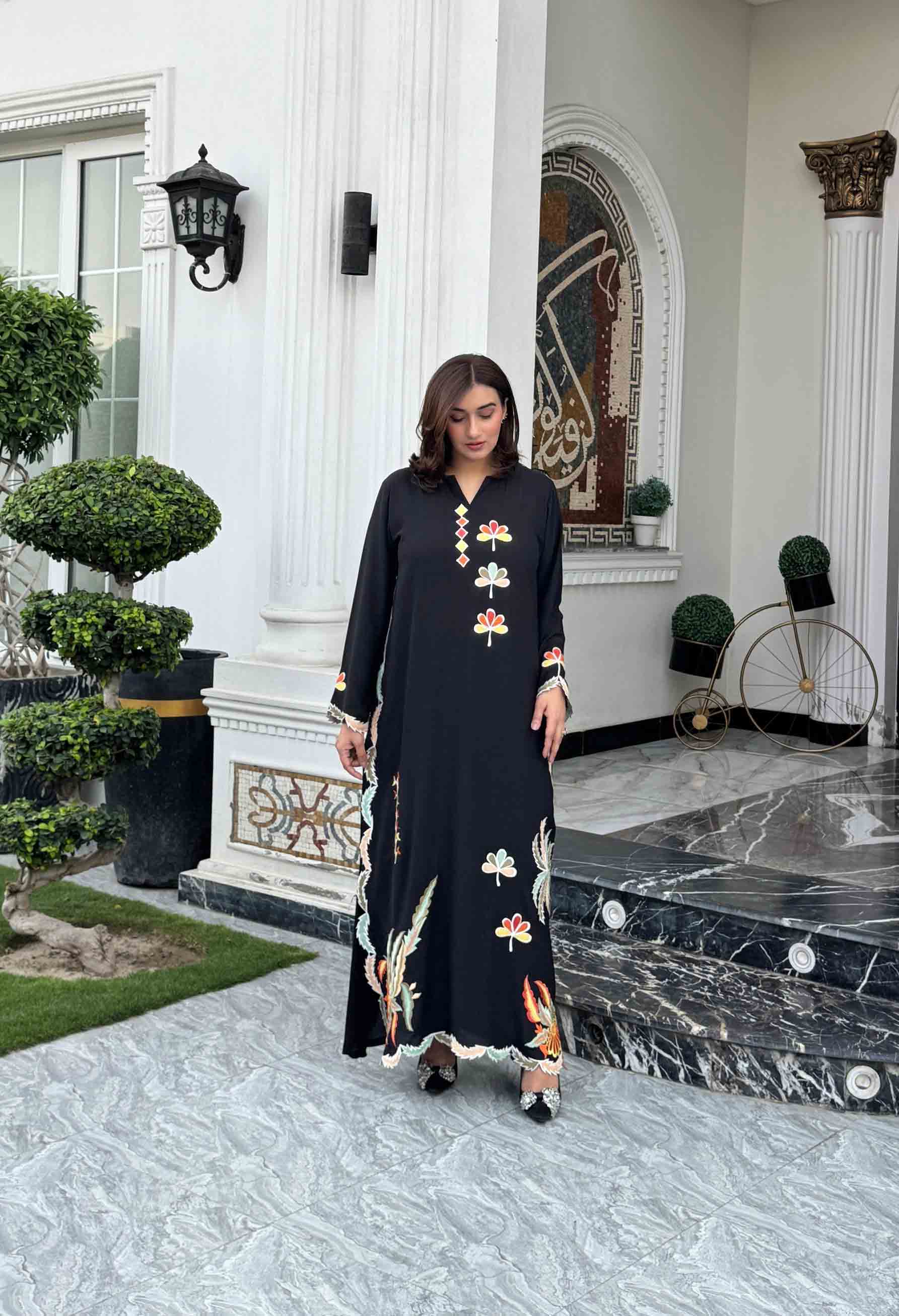 flowing crepe modest coord set