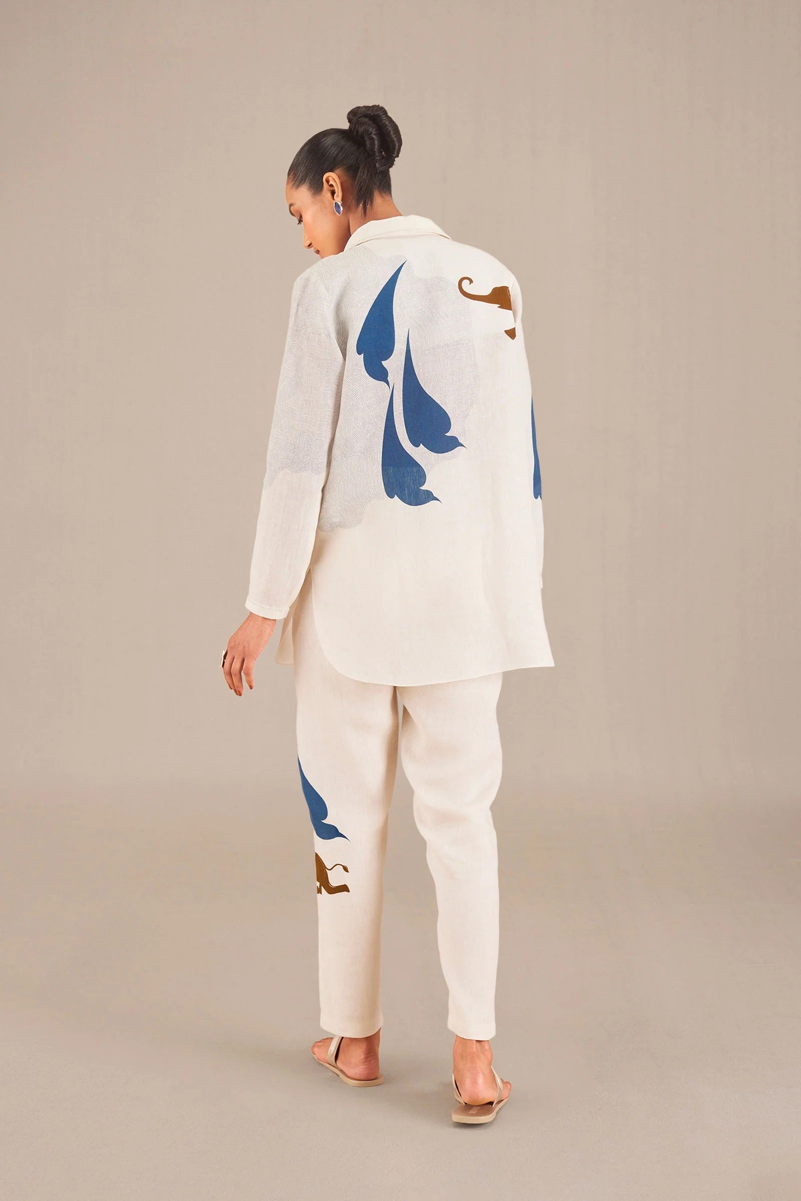 White Linen Luxe Modest Co-Ord Set