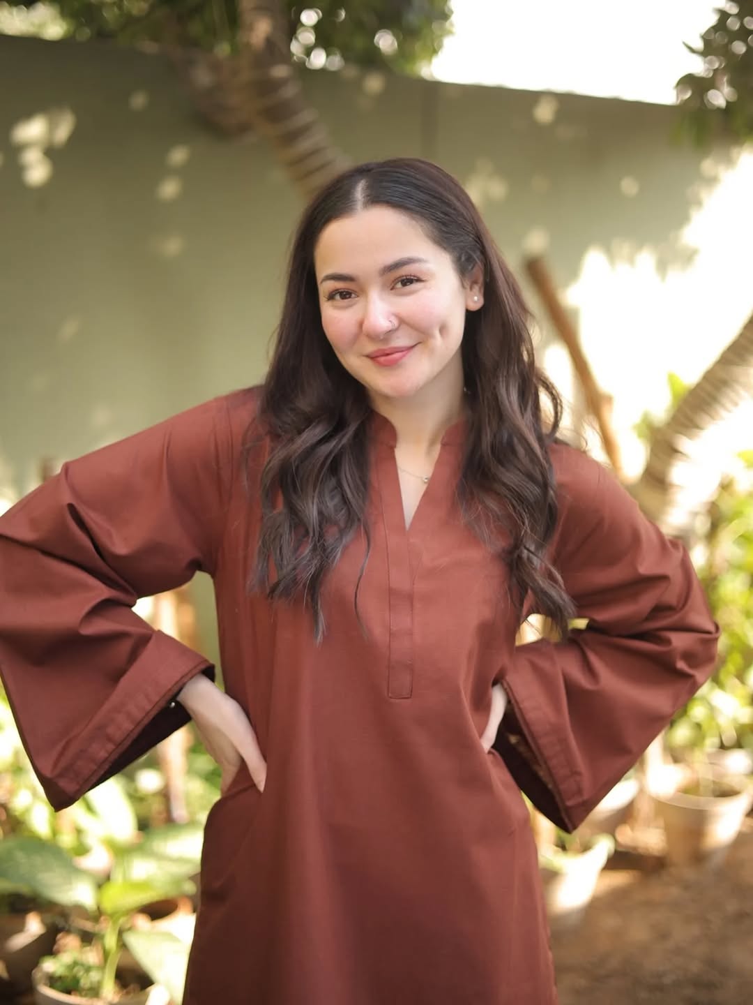 Rust Noor Ease Signature Modest Co-Ord Set
