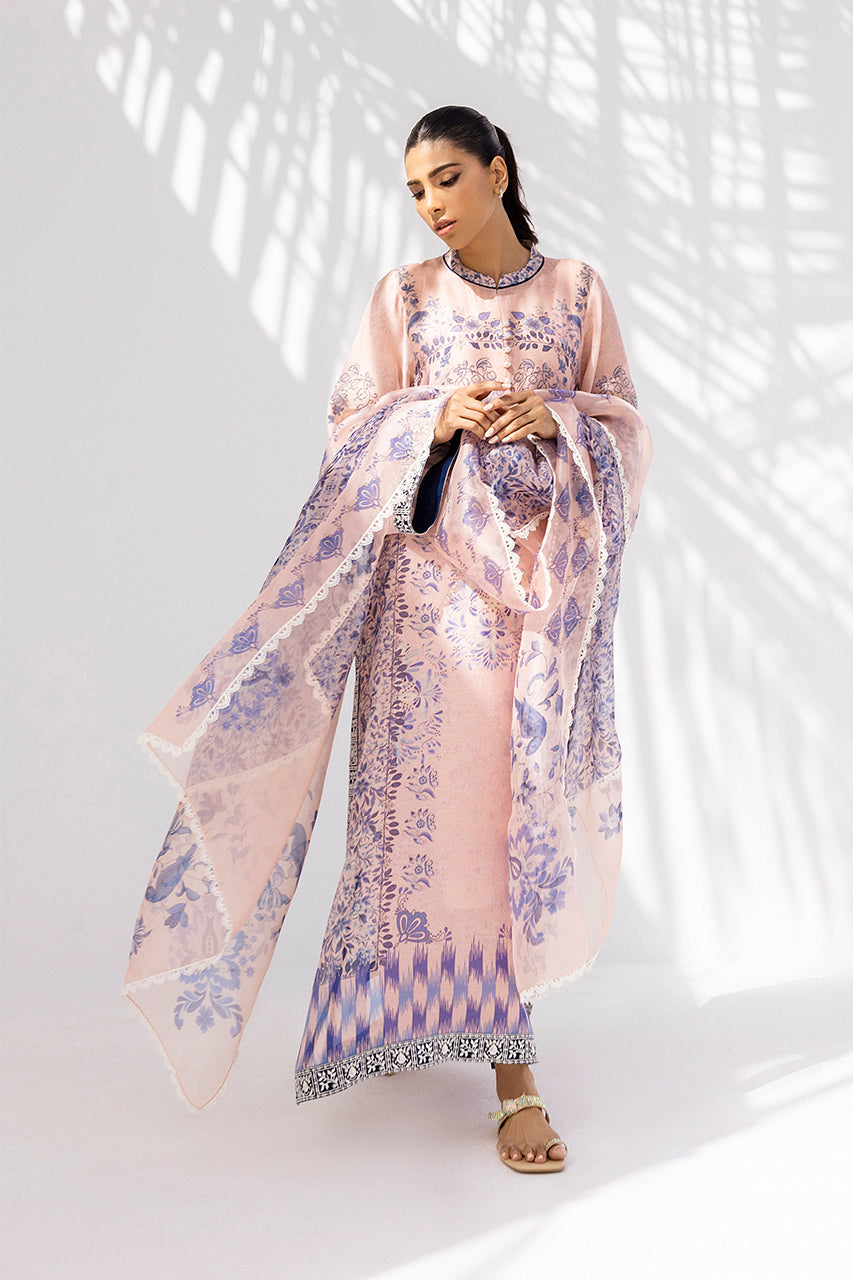 Blush Lavender Luxe Modest 3-Piece Set with Scarf