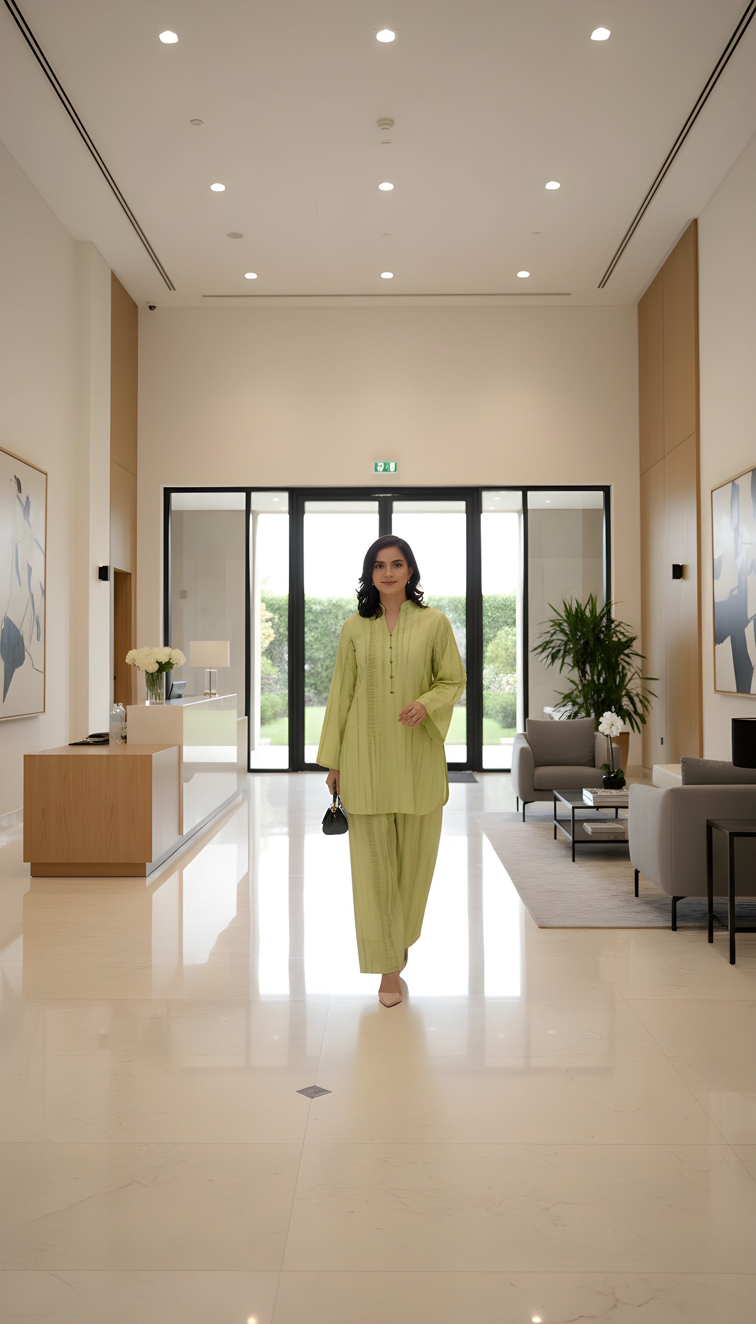modest cotton farshi co ord for women