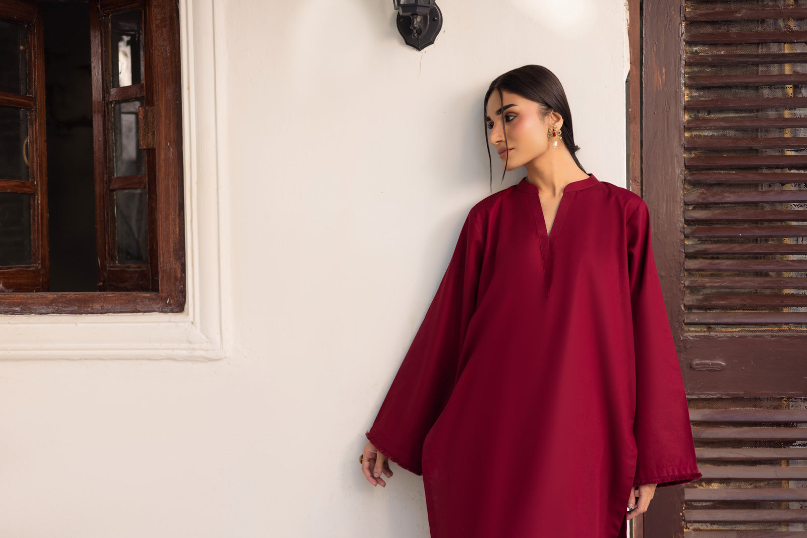 Crimson Ease Signature Modest Co-Ord Set