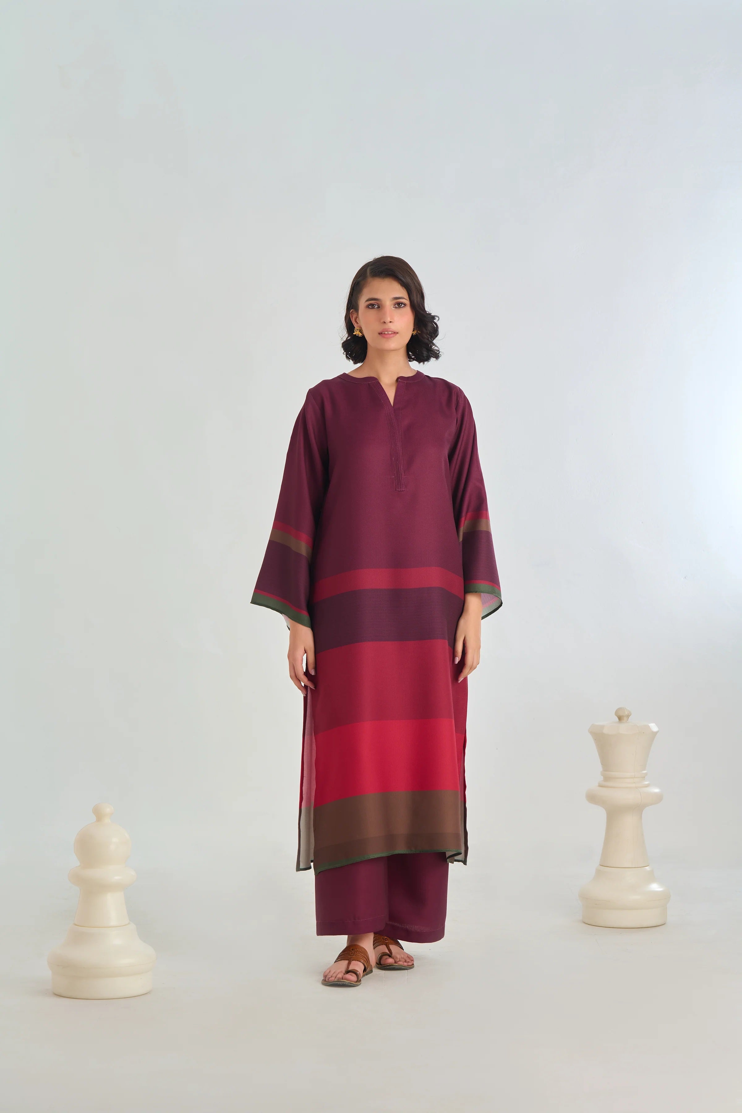 Berry Ombre Élan Modest Co-Ord Set