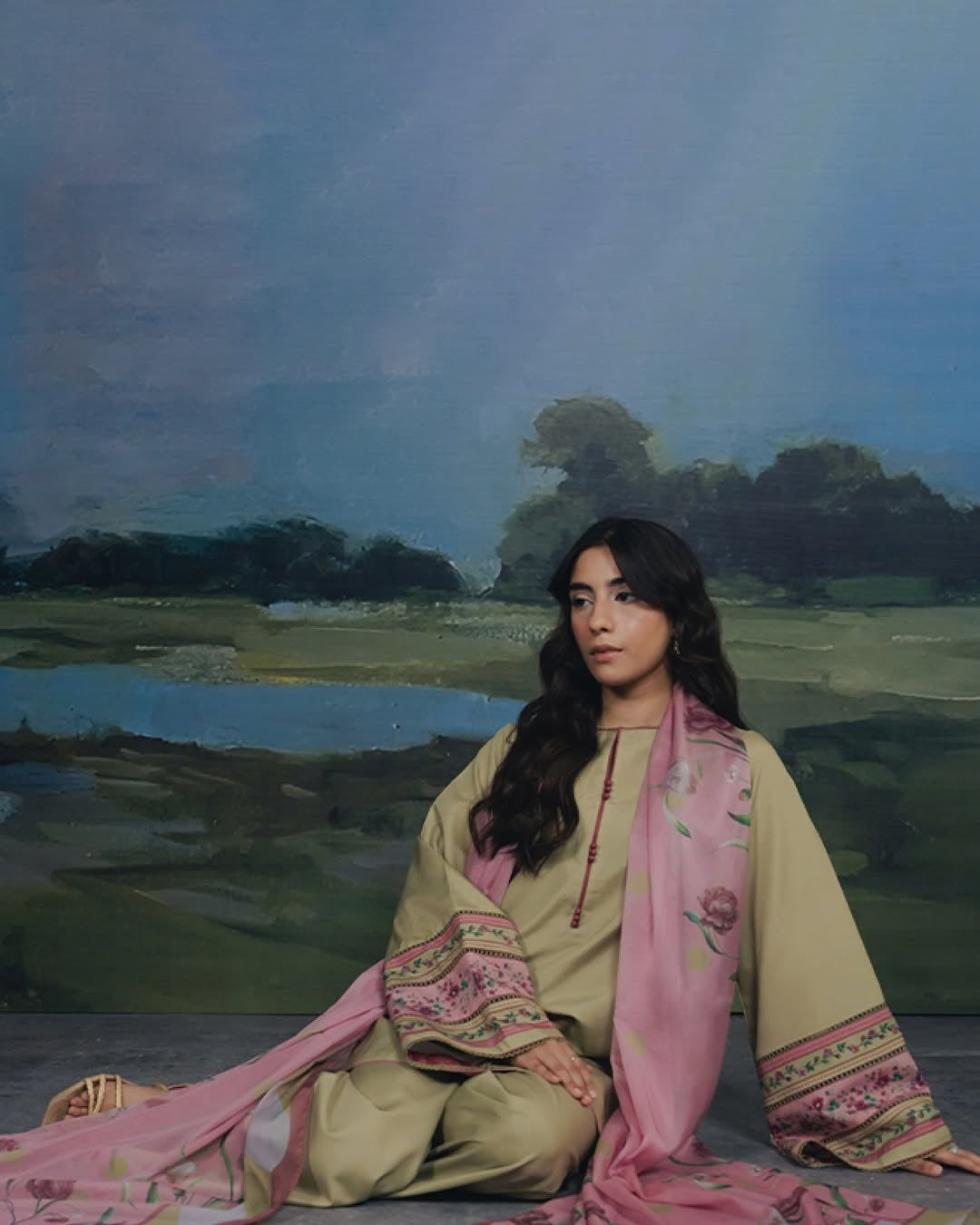 minimalist heritage kurta set modest wear