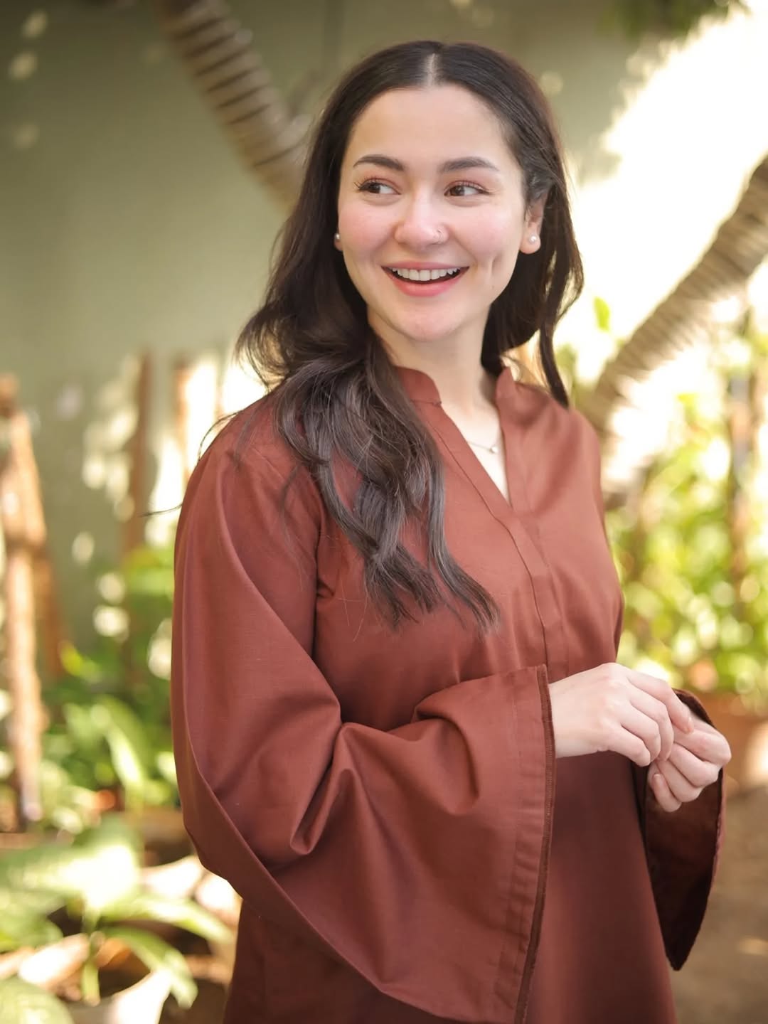 Rust Noor Ease Signature Modest Co-Ord Set