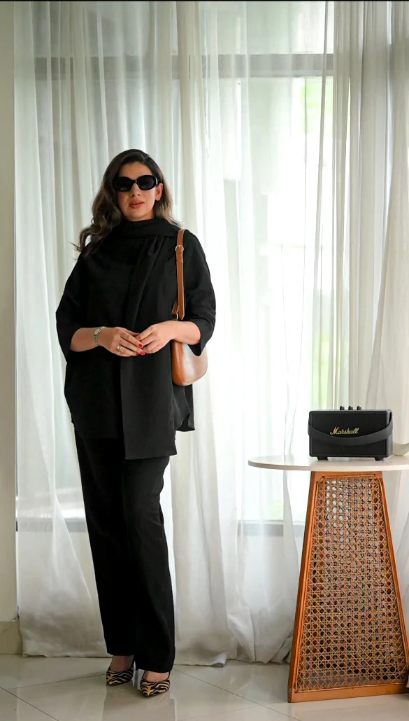 Midnight DiamondFlow Modest Co-Ord Set