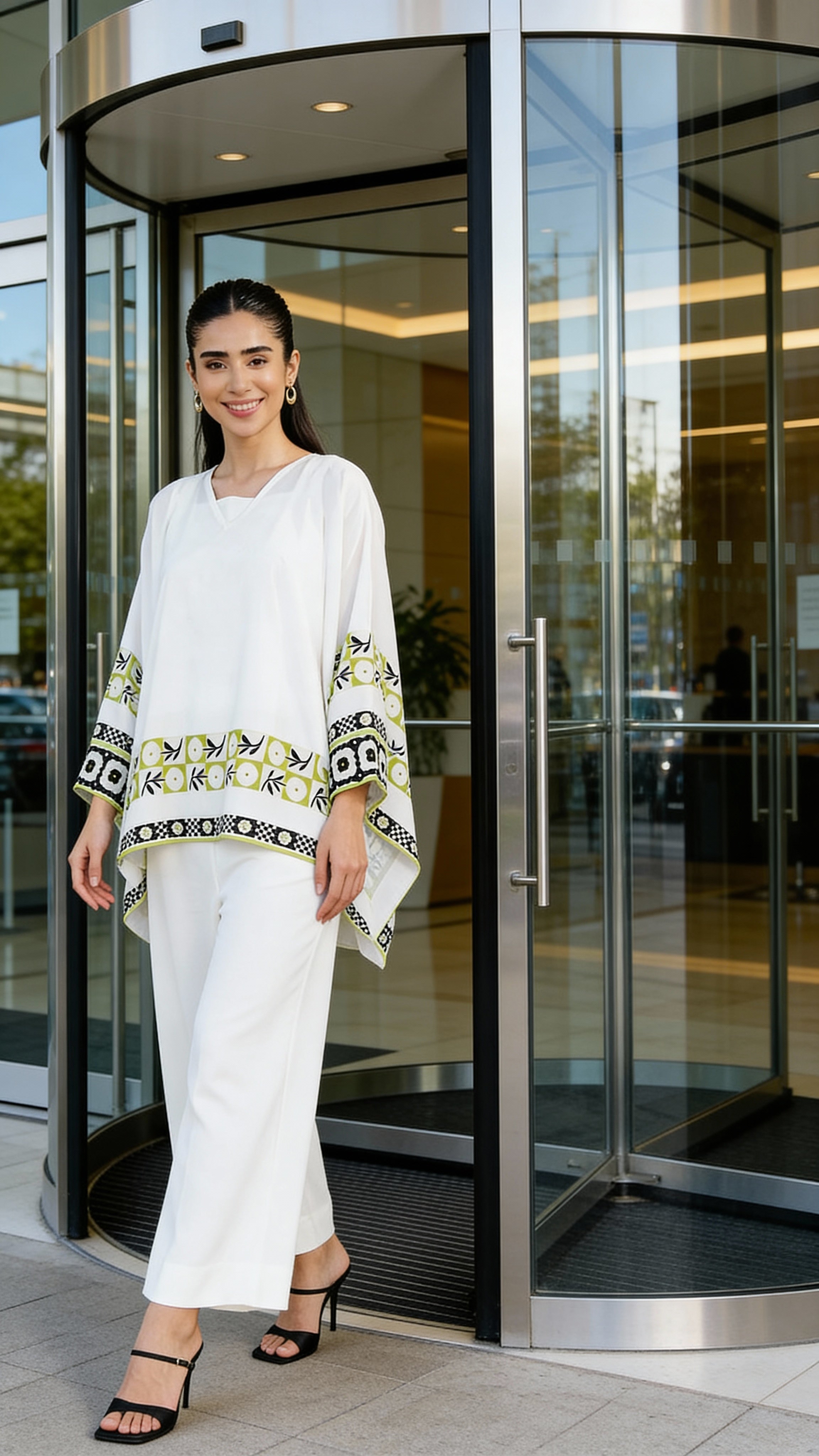 summer modest kaftan co ord outfit