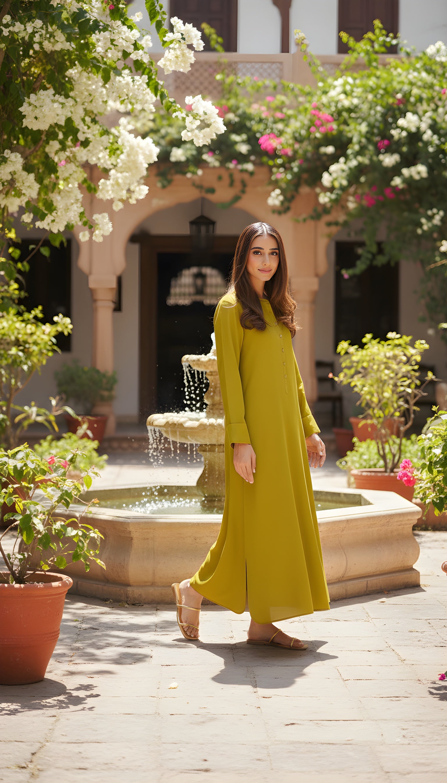 viscose silk lime co ord haya and kalos