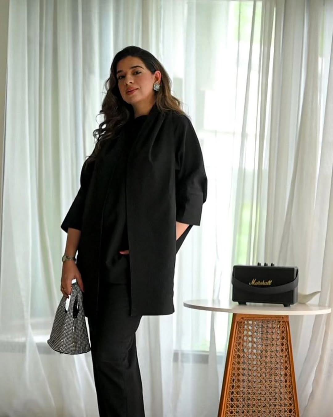 Midnight DiamondFlow Modest Co-Ord Set