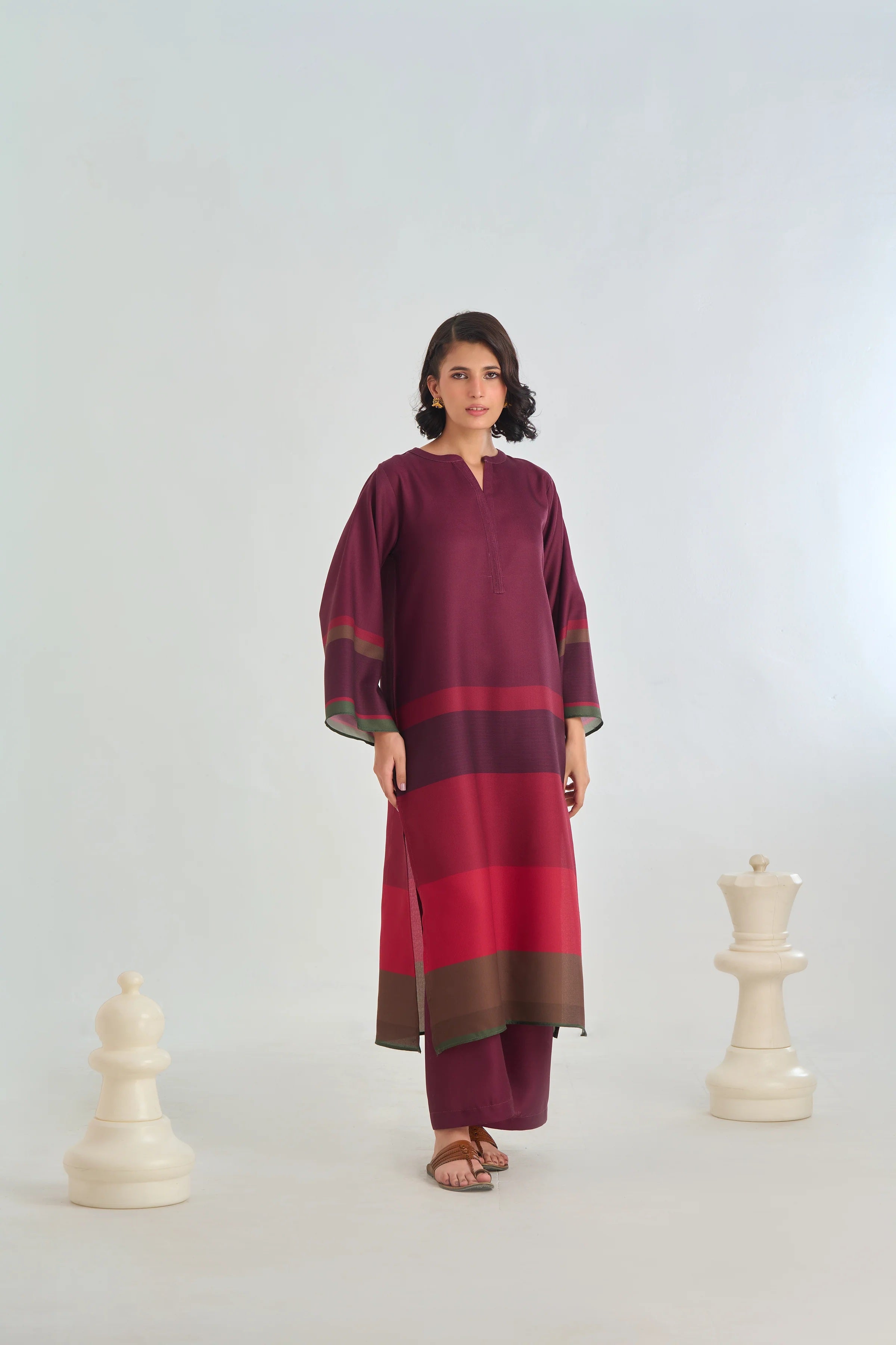 Berry Ombre Élan Modest Co-Ord Set