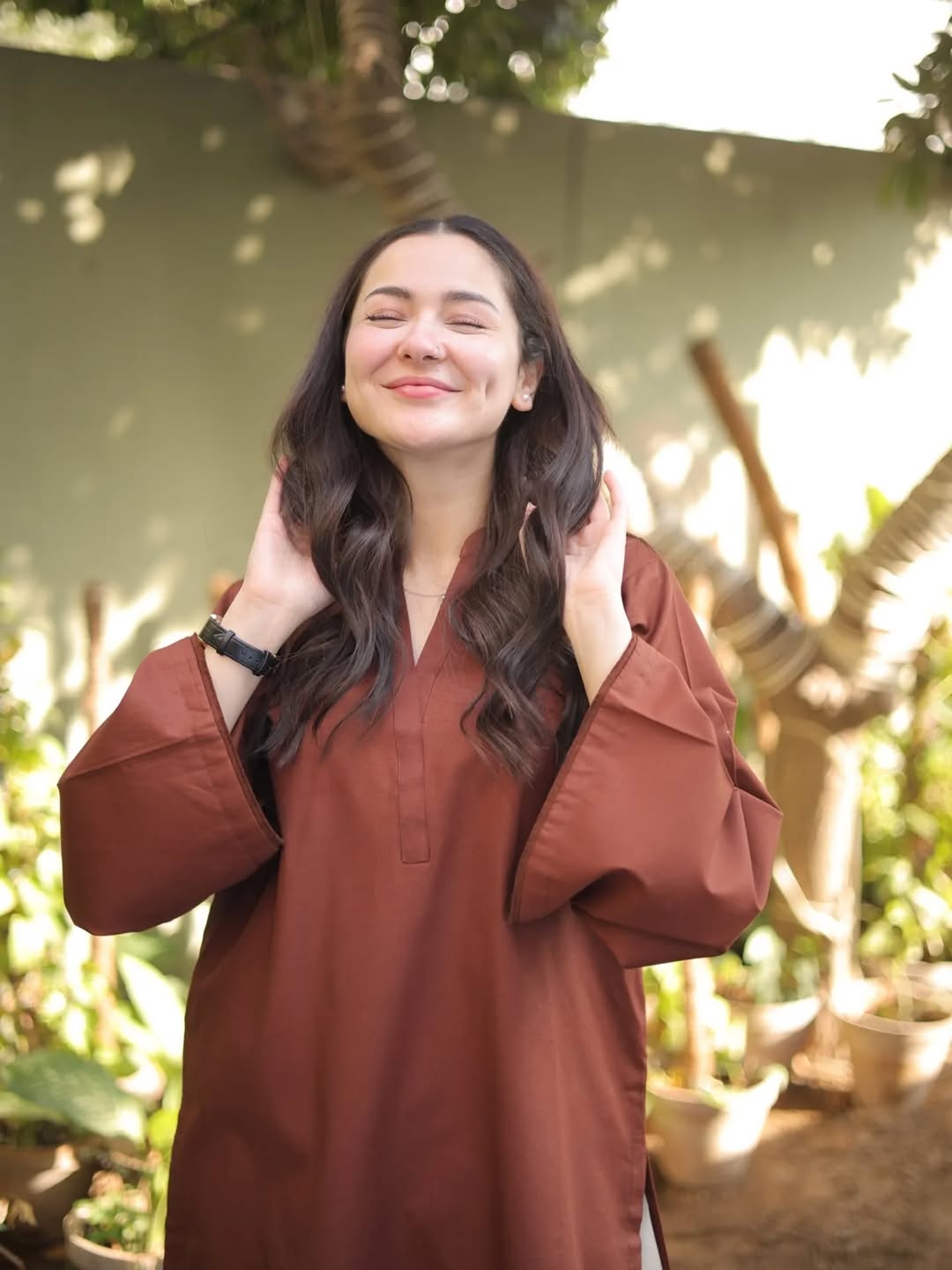 Rust Noor Ease Signature Modest Co-Ord Set