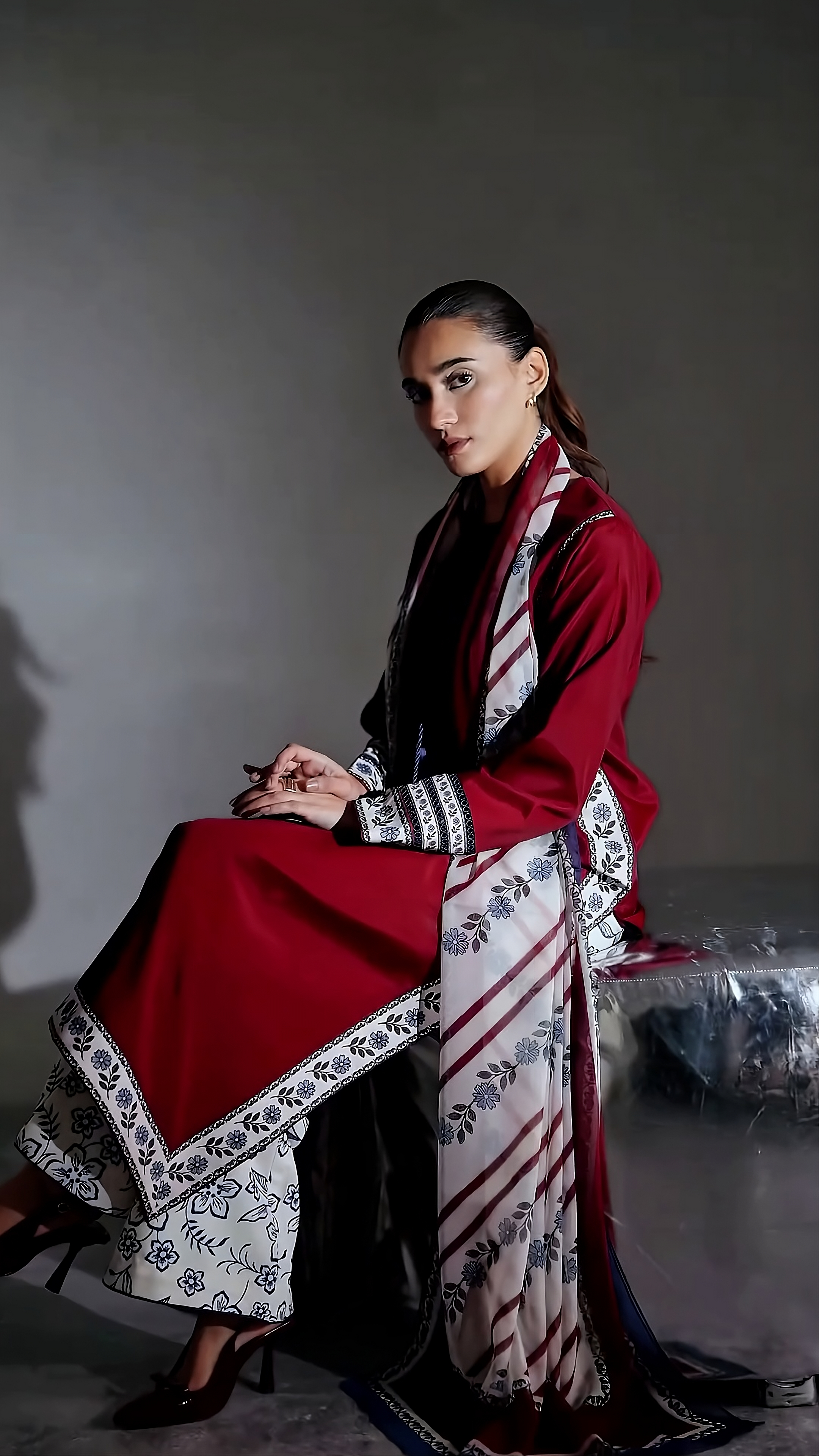 traditional inspired rust kurta modern modest