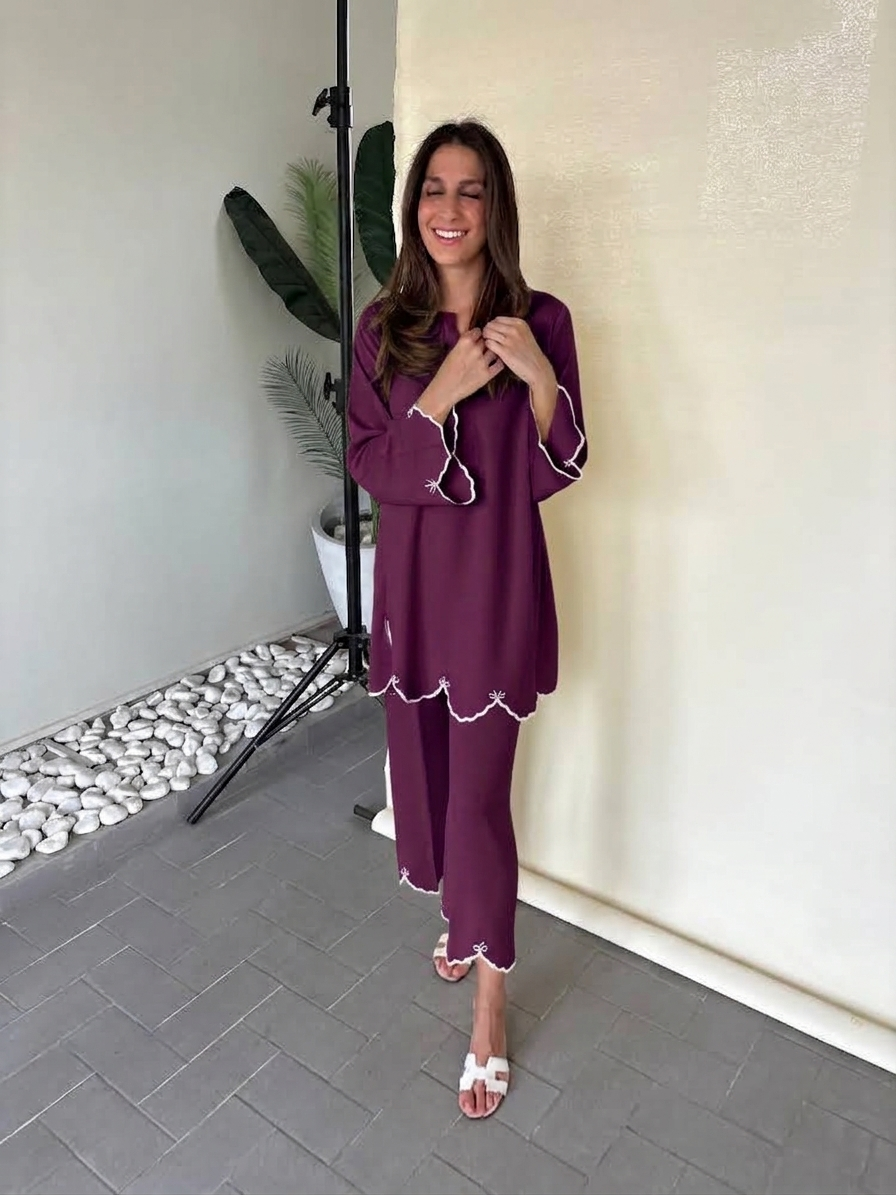 Aster Curve Atelier Modest Co-Ord Set