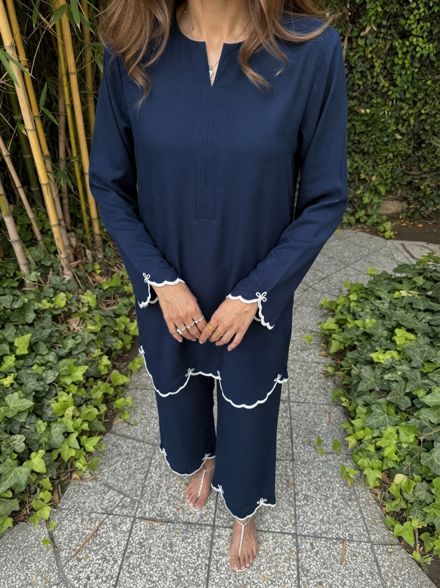Aster Curve Atelier Modest Co-Ord Set