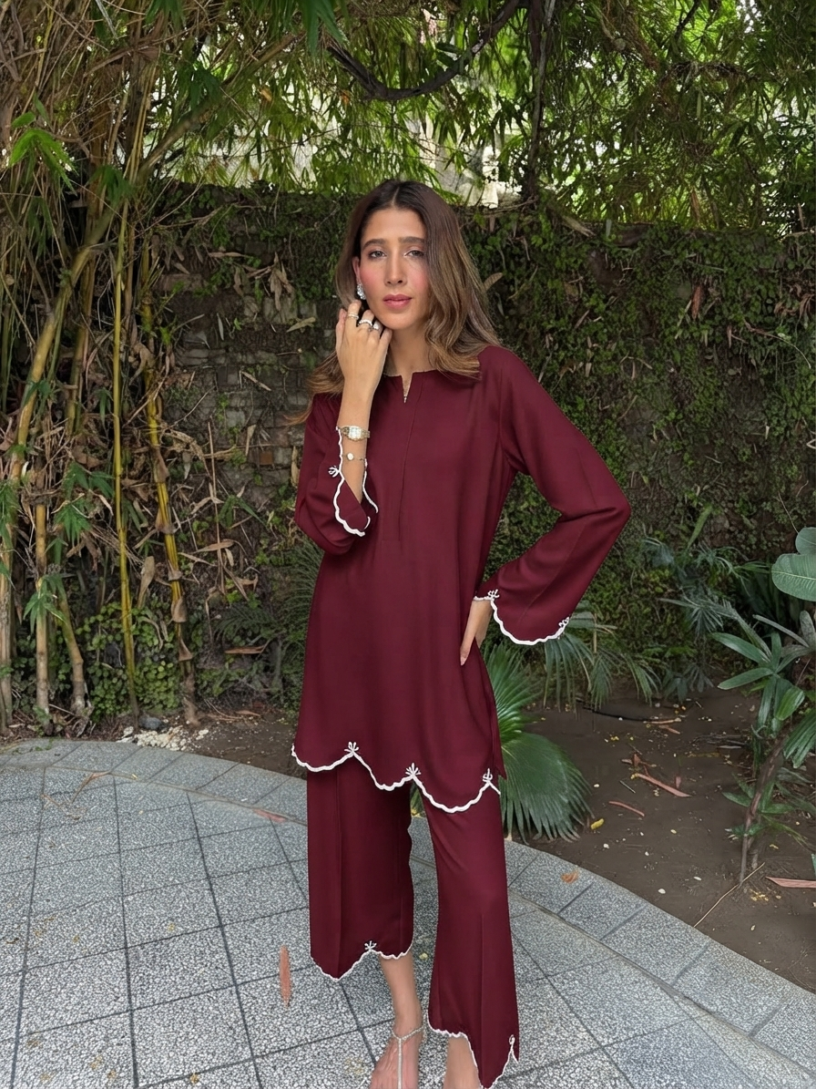 Aster Curve Atelier Modest Co-Ord Set
