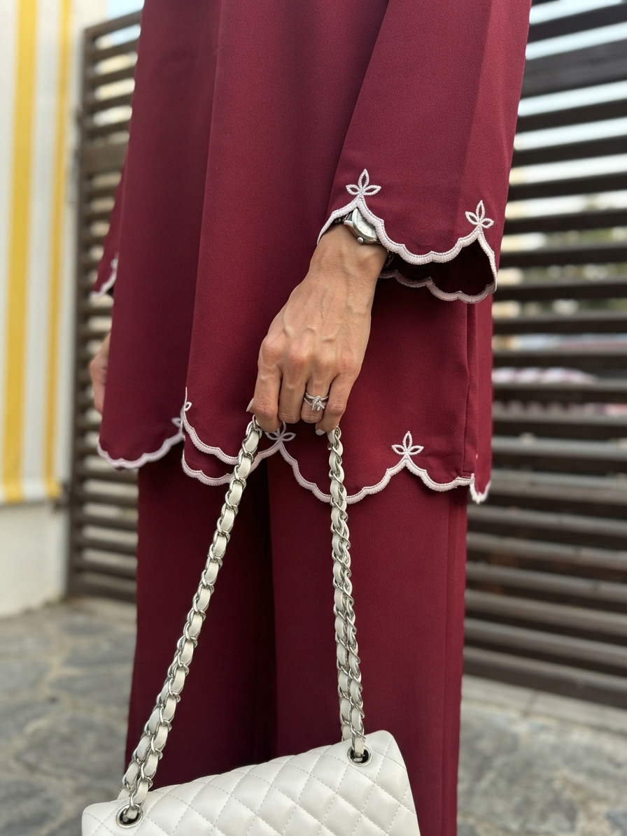 Aster Curve Atelier Modest Co-Ord Set