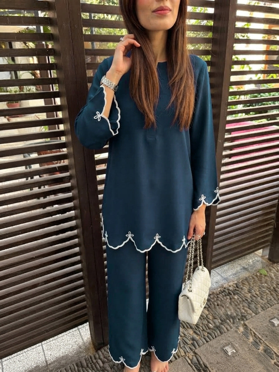 Aster Curve Atelier Modest Co-Ord Set