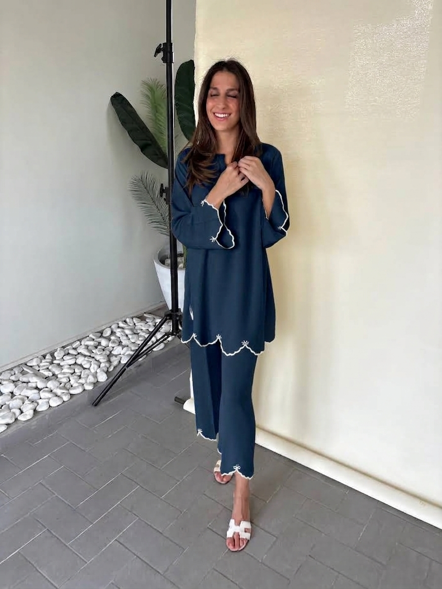 Aster Curve Atelier Modest Co-Ord Set