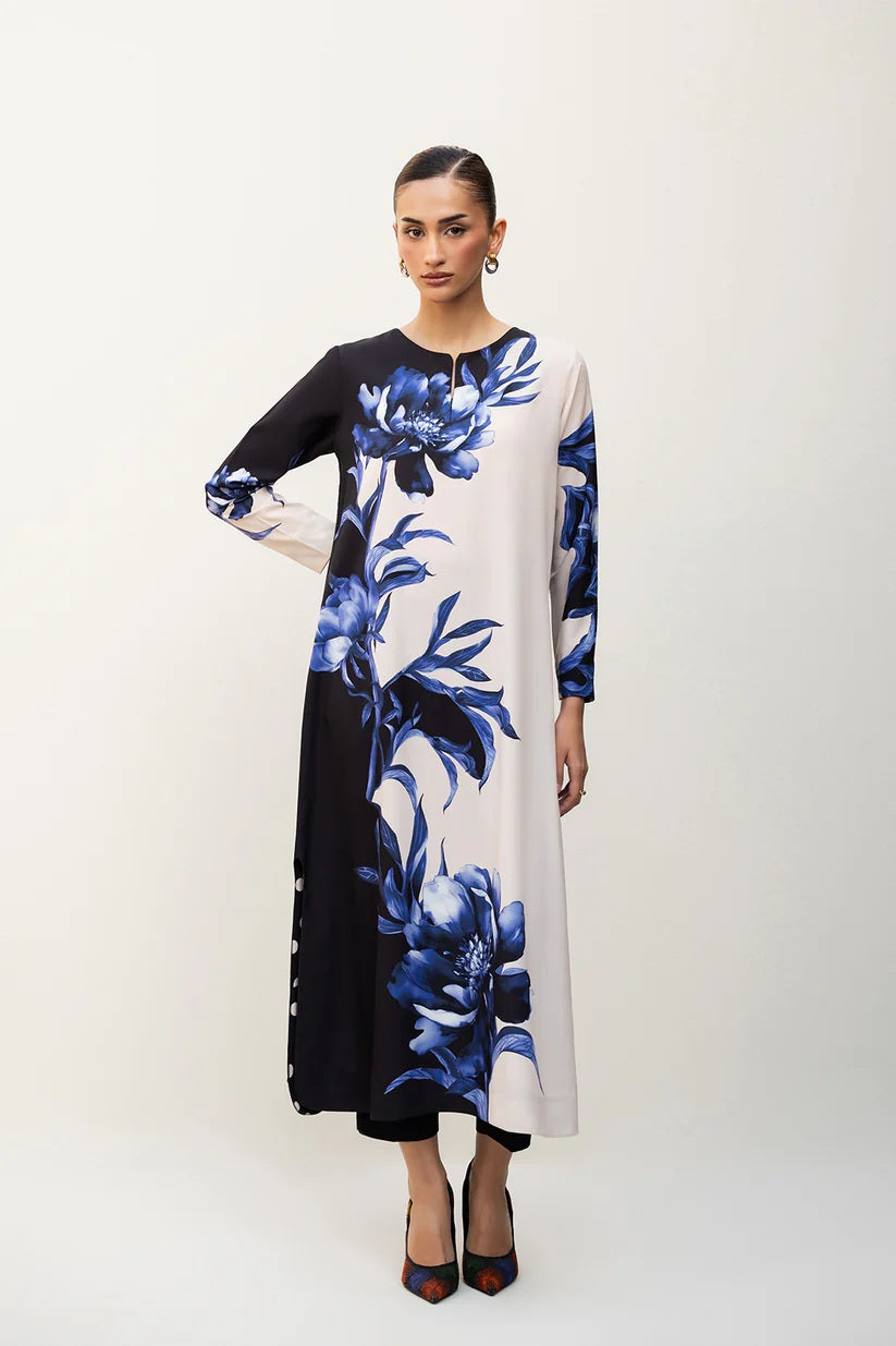 breathable modest floral outfit women