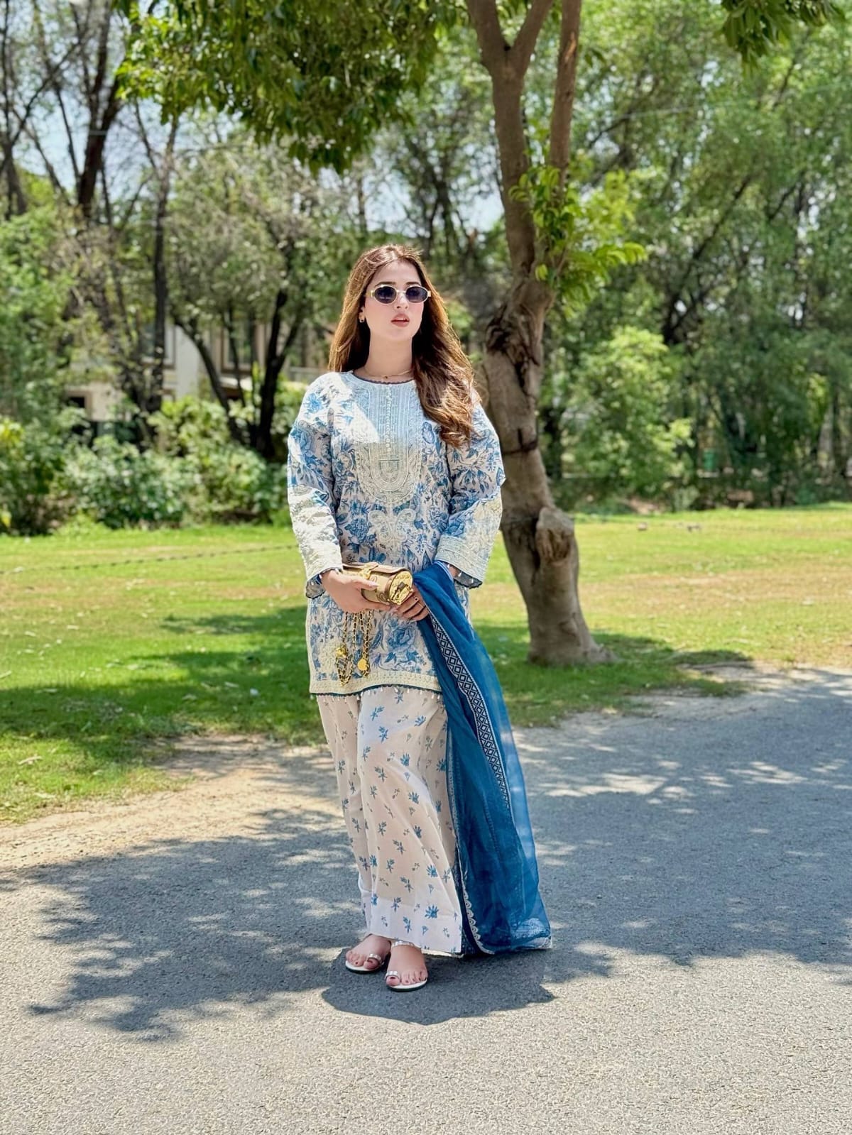 Azure Pearl Grace Atelier Modest Co-Ord Set