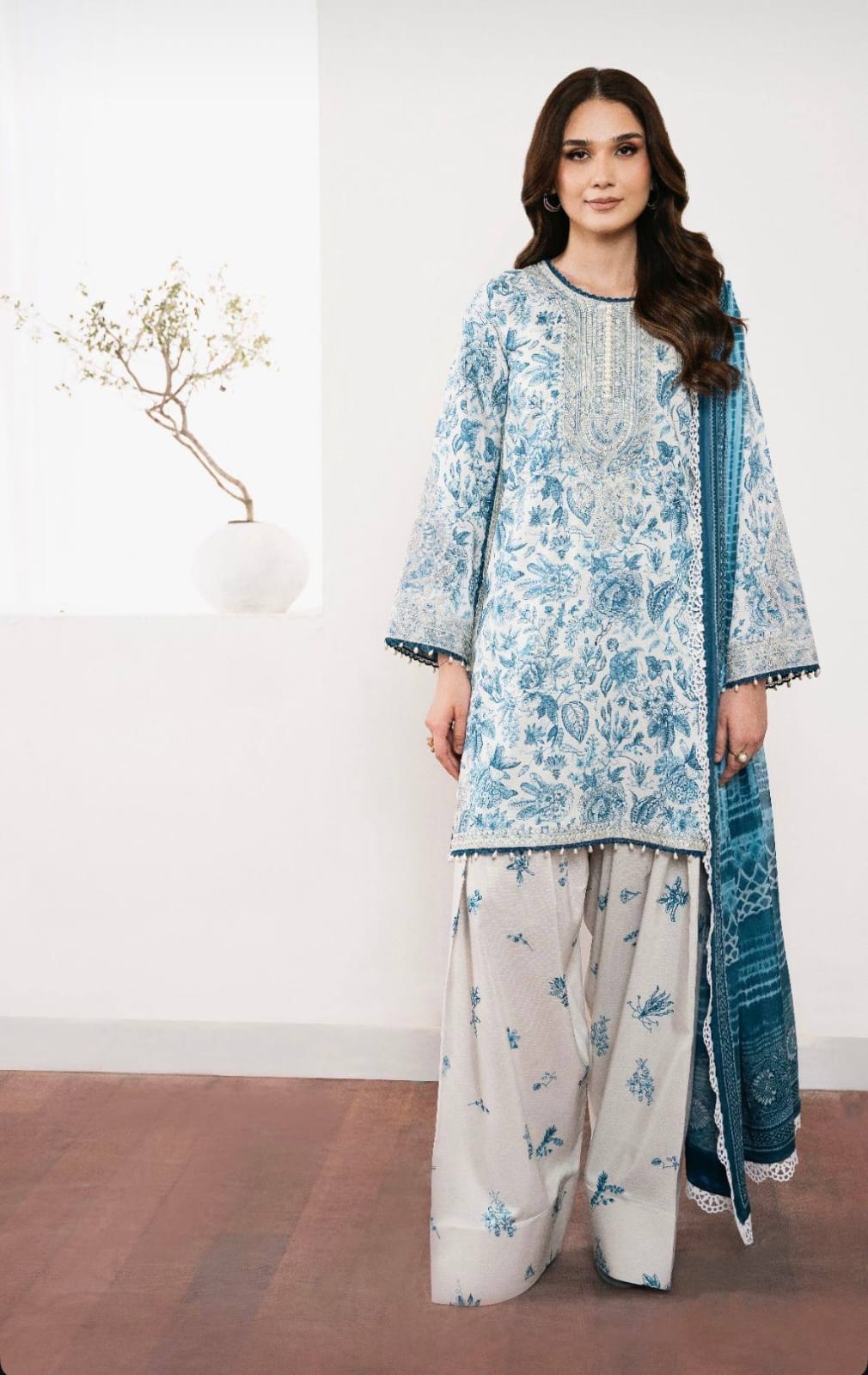 Azure Pearl Grace Atelier Modest Co-Ord Set