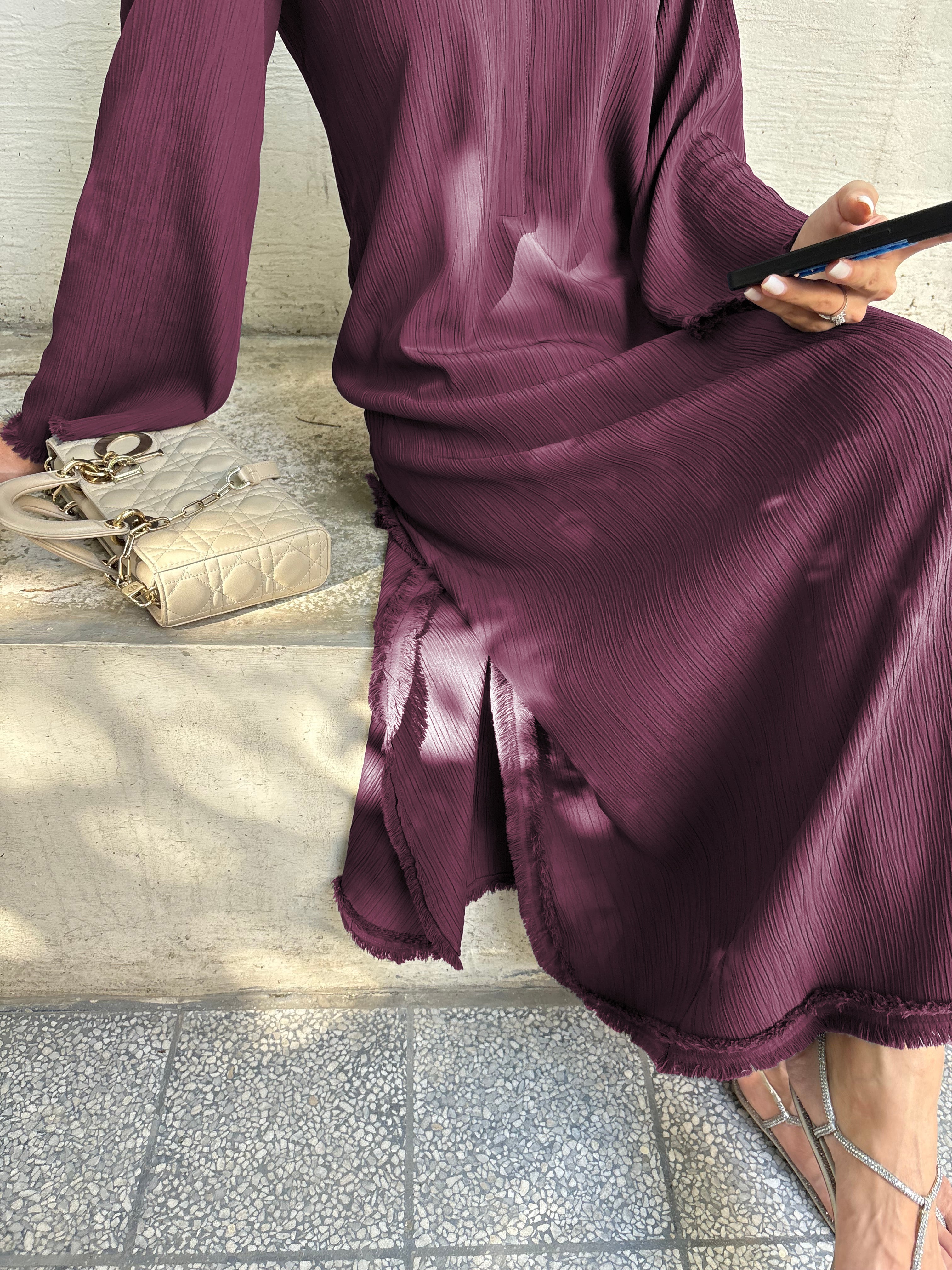 flowy full length modest co ord women