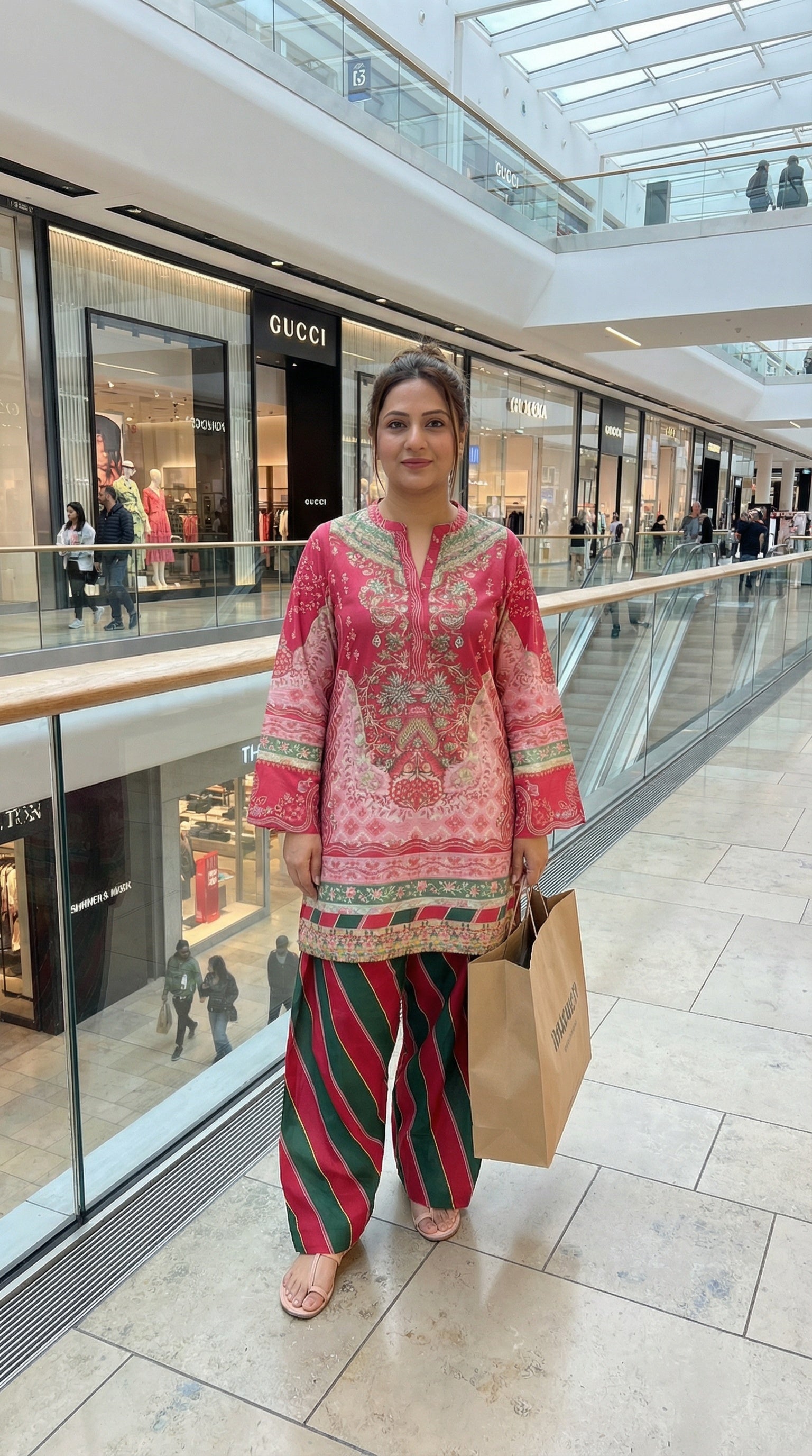 Crimson Heritage Signature Linen Farshi Co-Ord Set