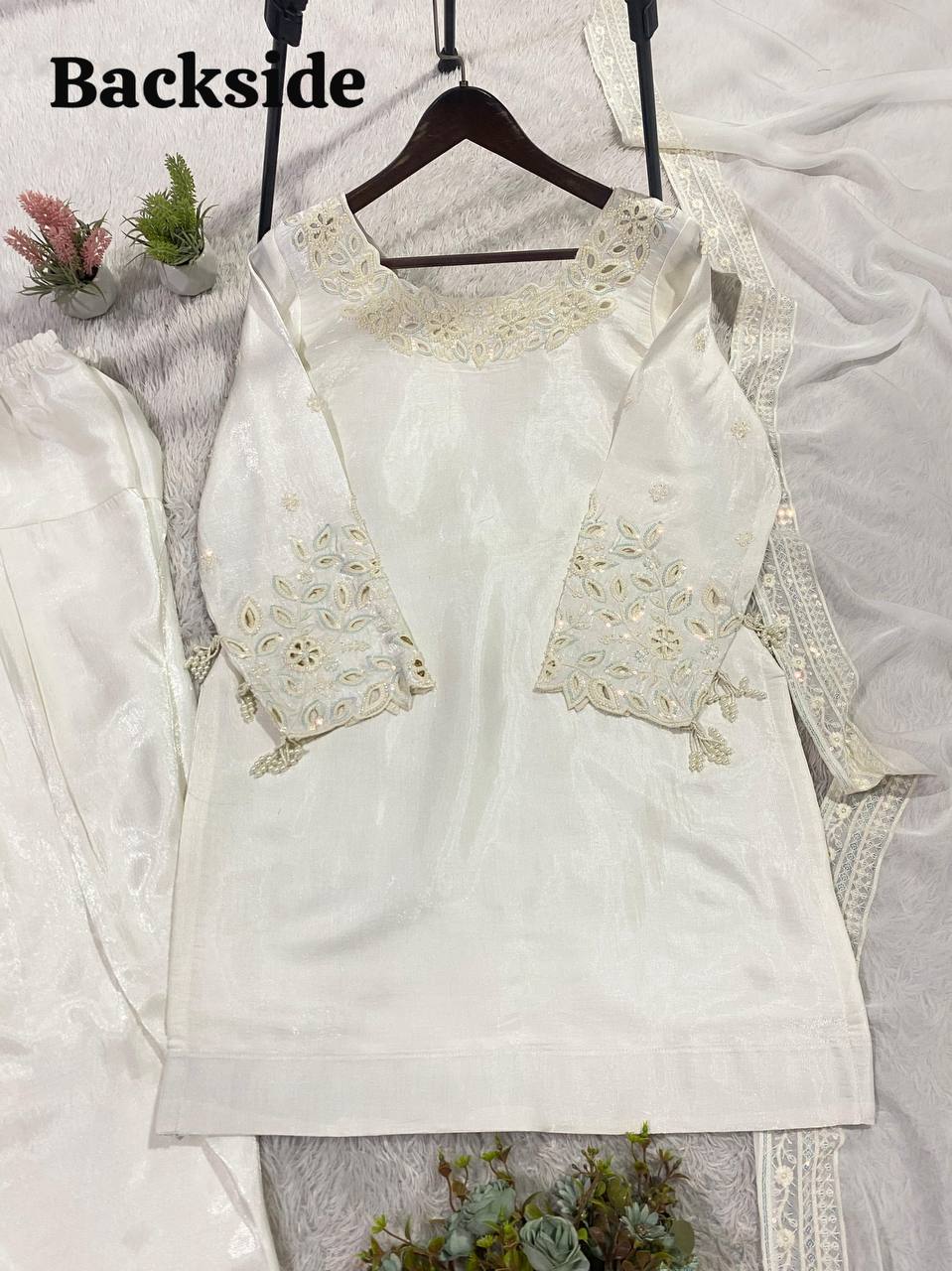 luxury ivory modest occasion wear