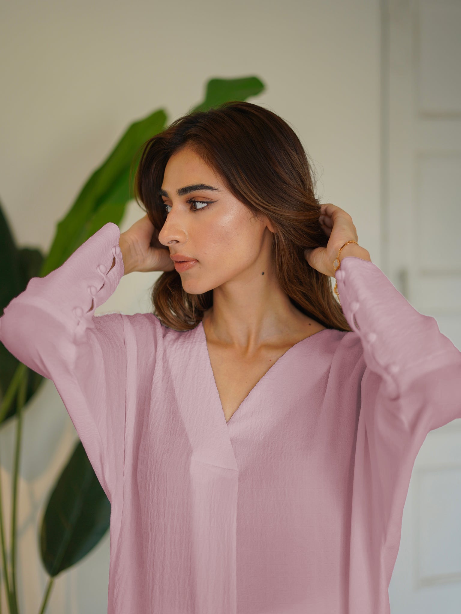 elegant lilac modest co ord set haya kalos