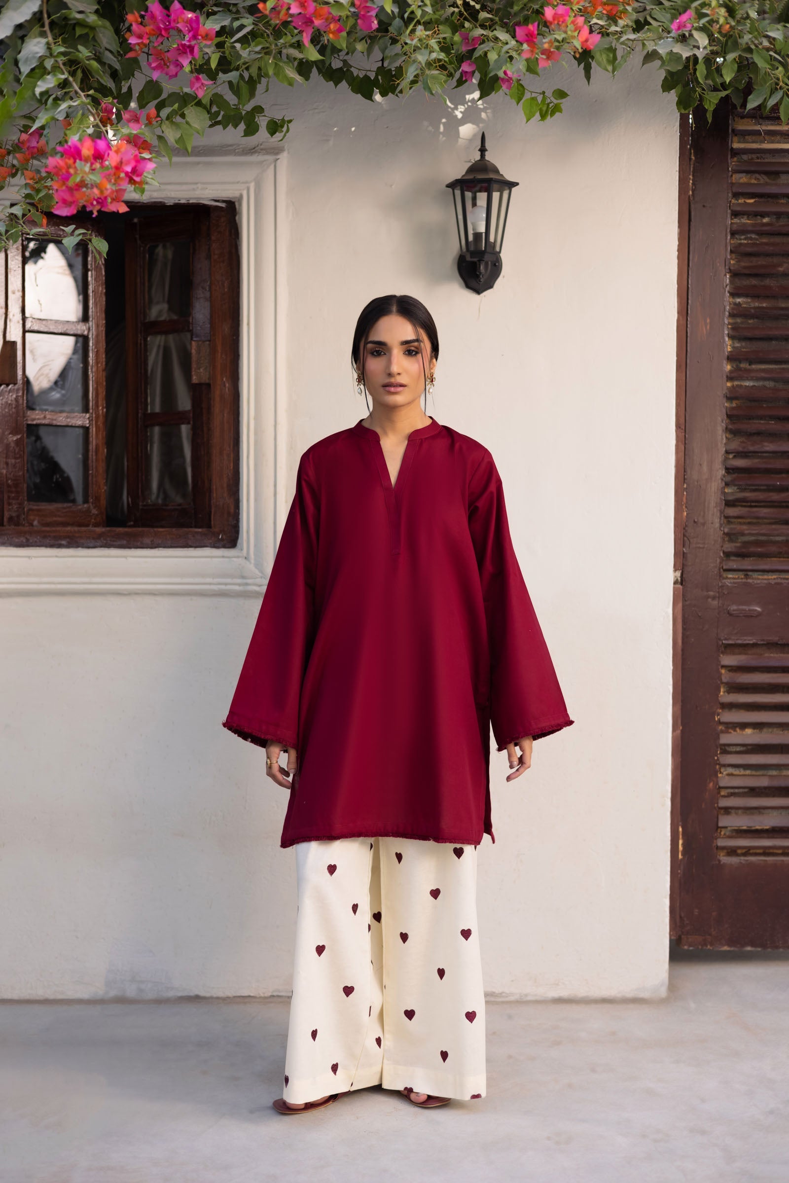 Crimson Ease Signature Modest Co-Ord Set