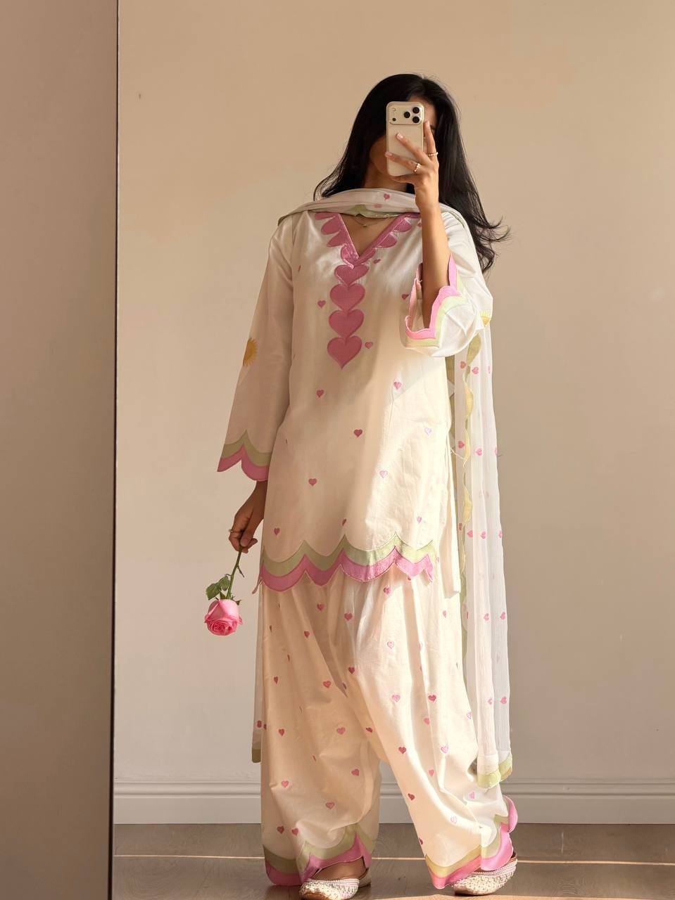 sequin zari embroidered modest wear