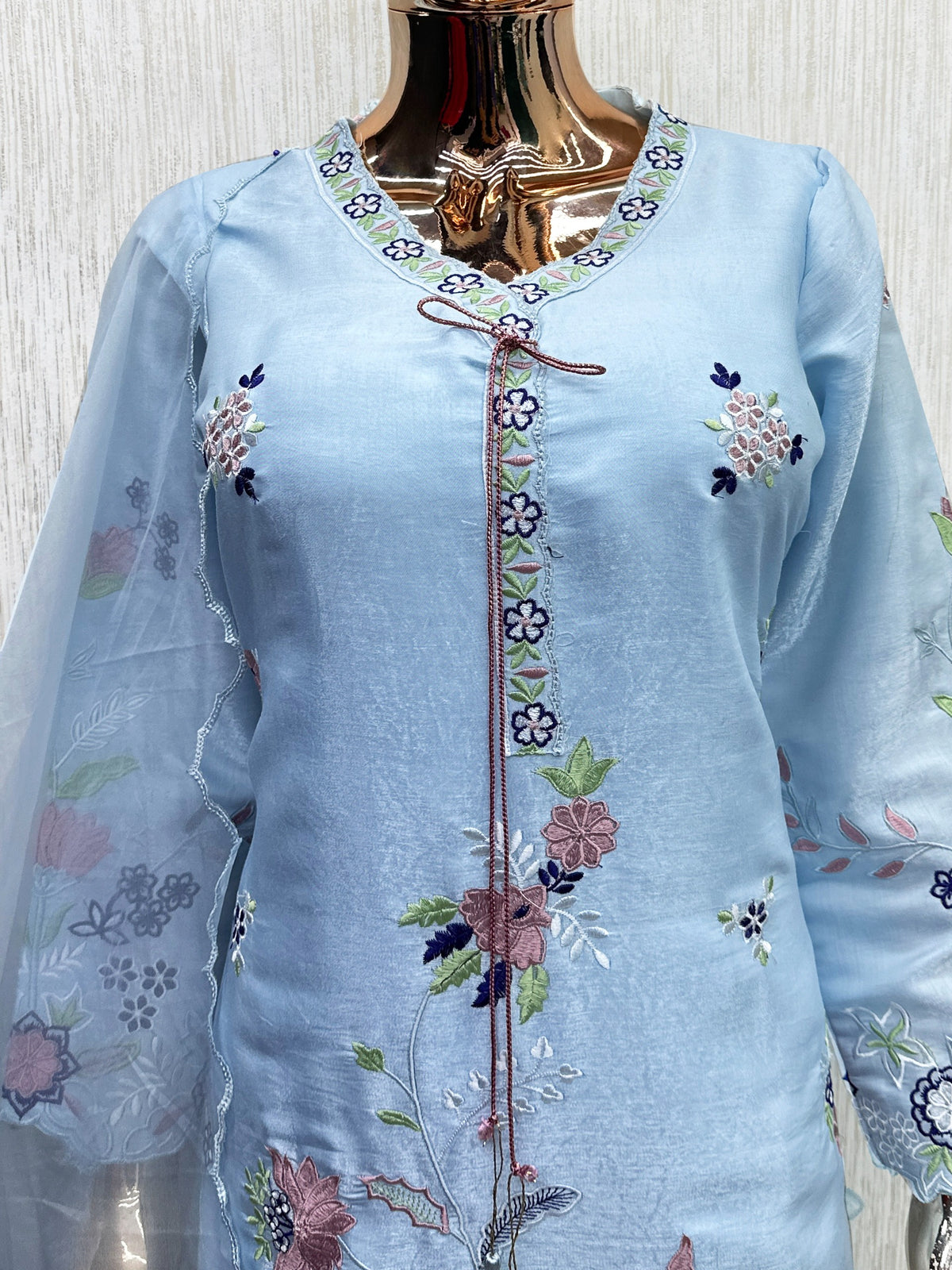 Midnight Bloom Atelier Modest Co-Ord Set with Dupatta