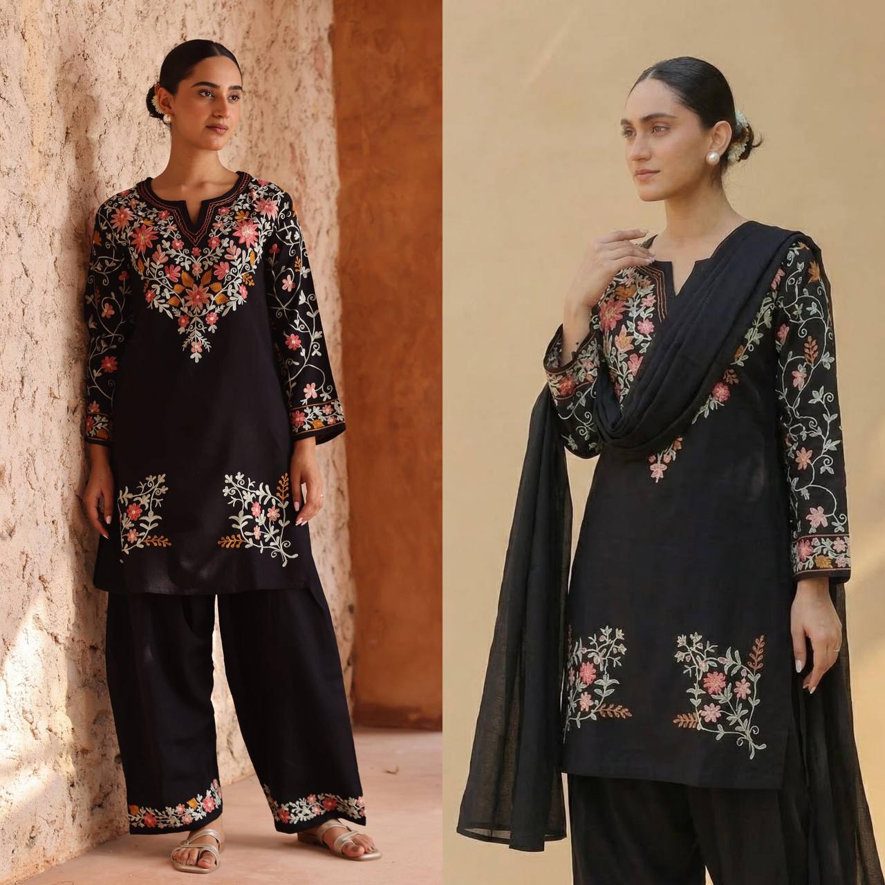 Midnight Blossom Signature Farshi Set