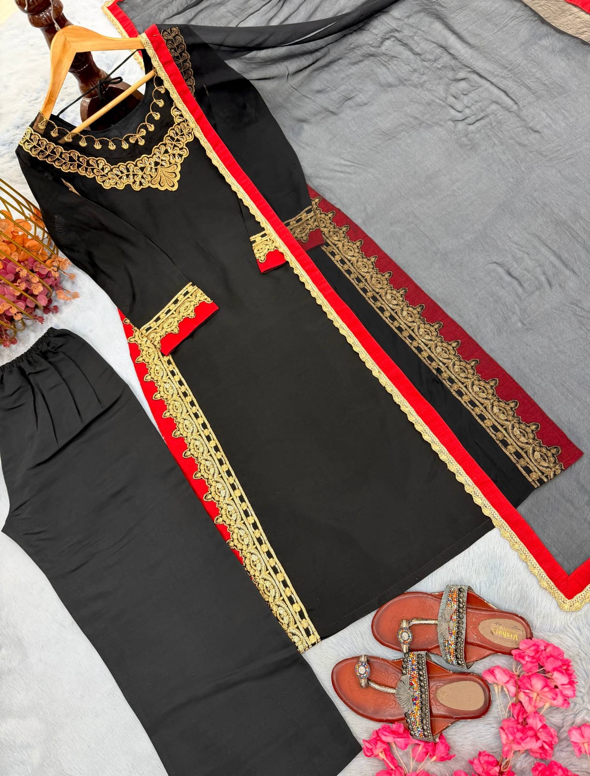 premium roman silk occasion wear