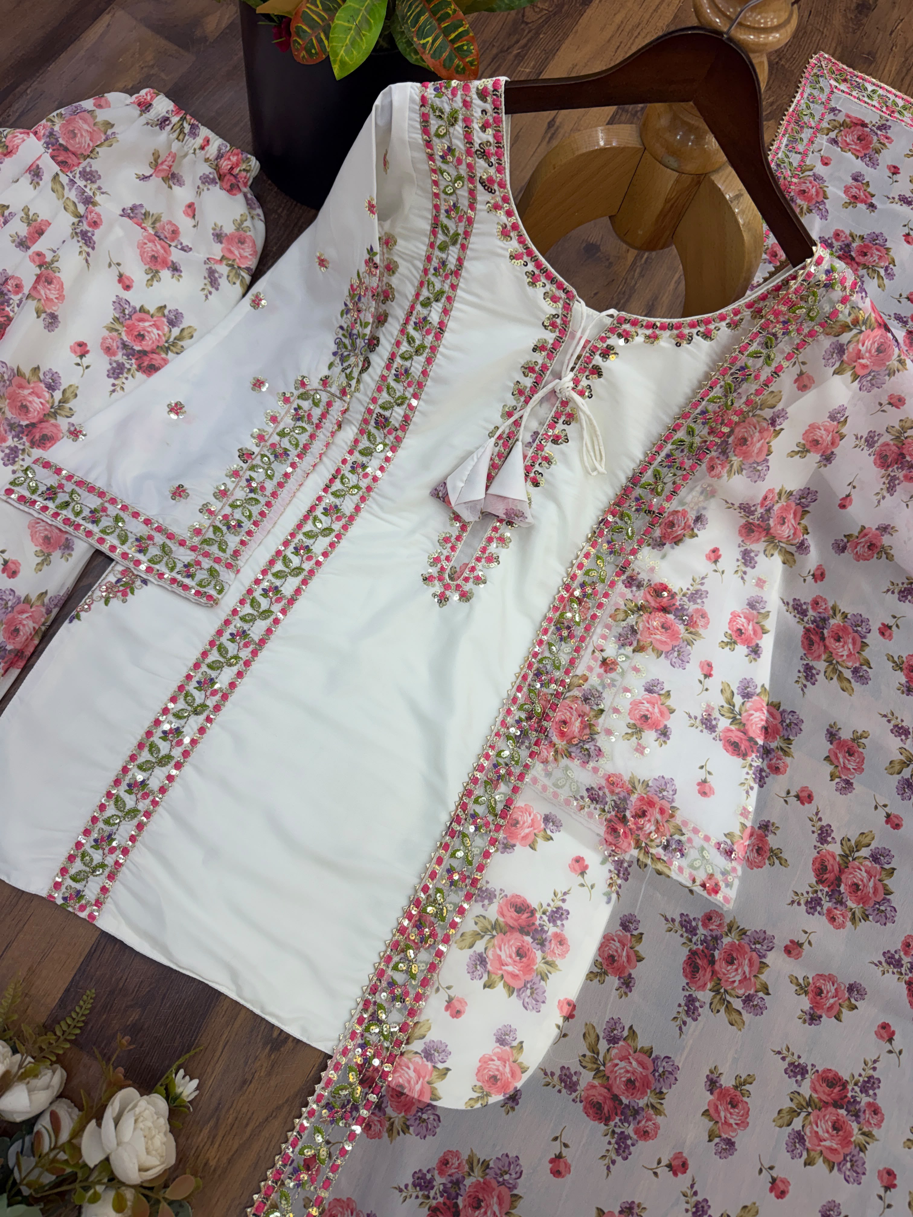 elegant pastel festive wear