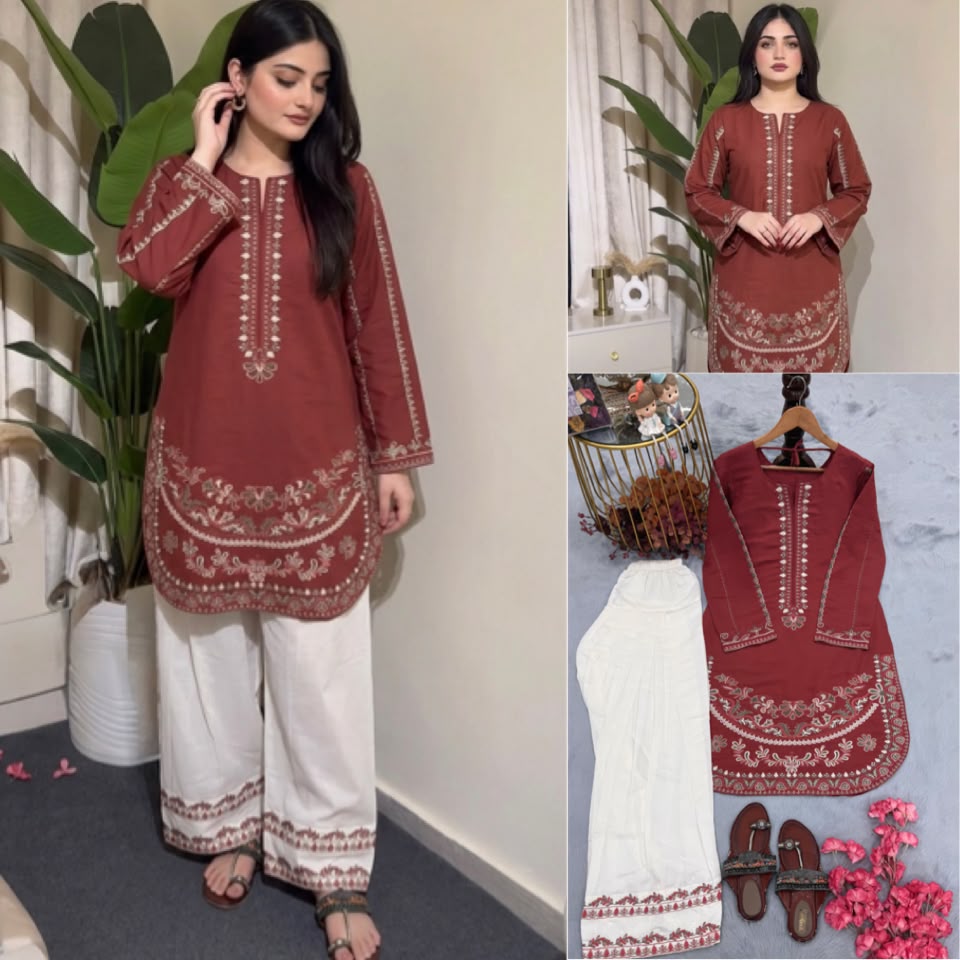 Rosewood Farshi Luxe Modest Farshi Co-Ord Set