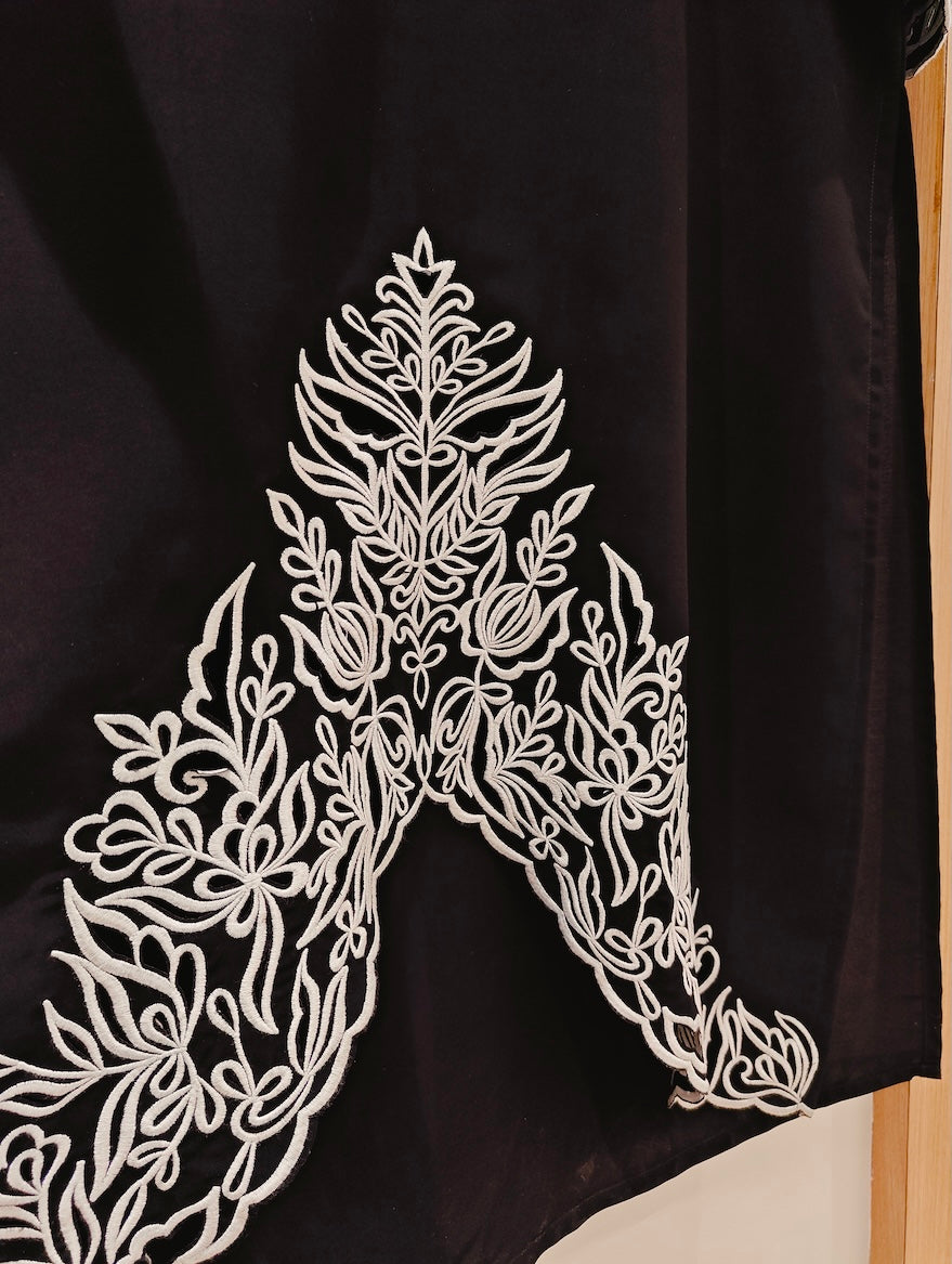 Noir Royale Grace Embroidered Signature Modest Co-Ord Set