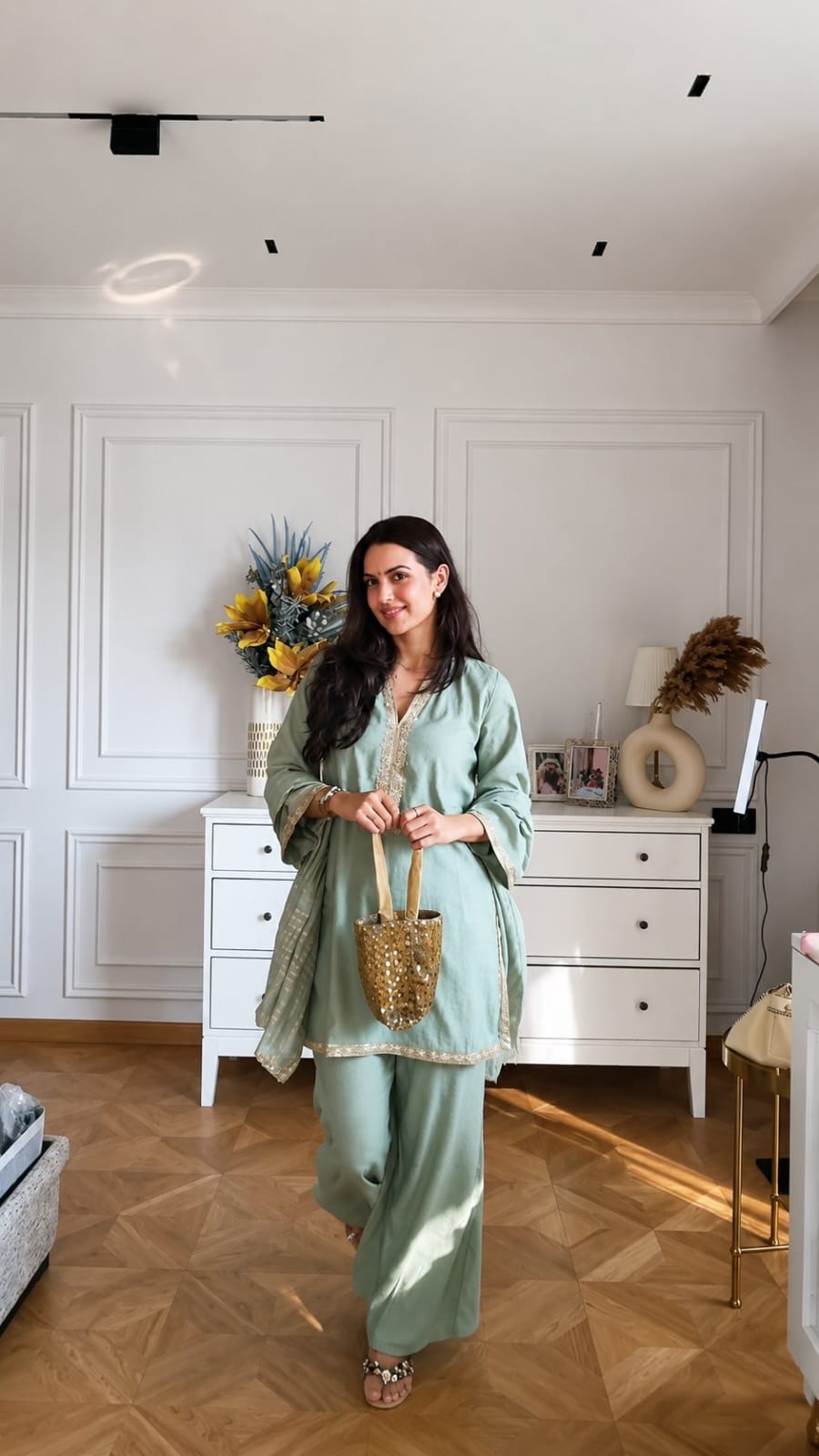 premium sage green outfit