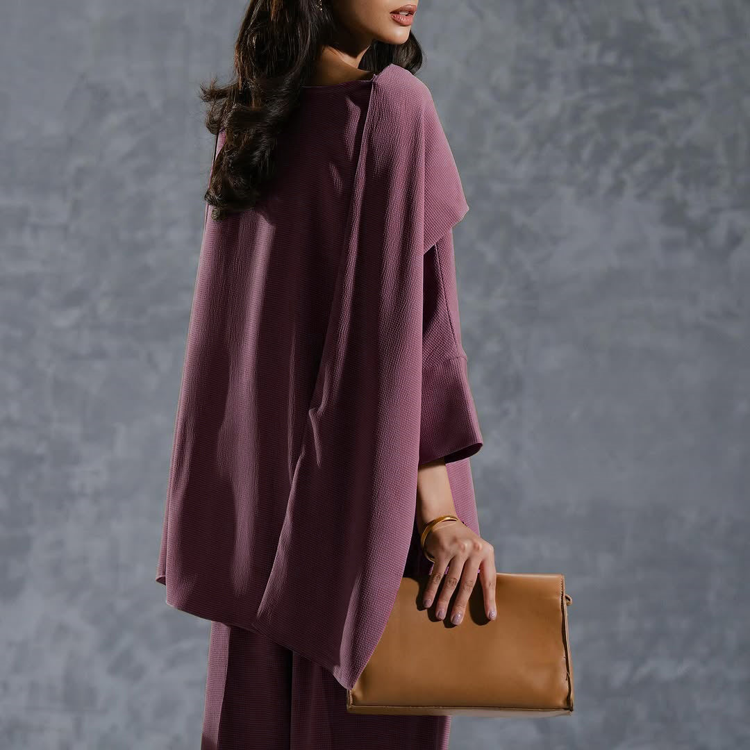 Salmon Diamond Élan Modest Co-Ord Set