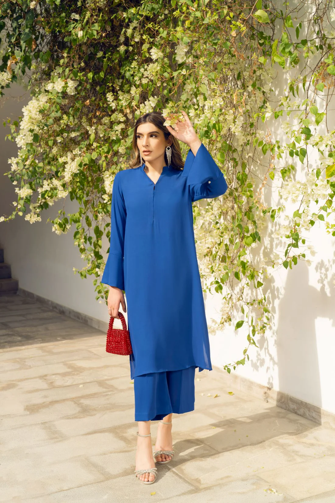 Sapphire Élan Italian Crepe Modest Co-Ord Set